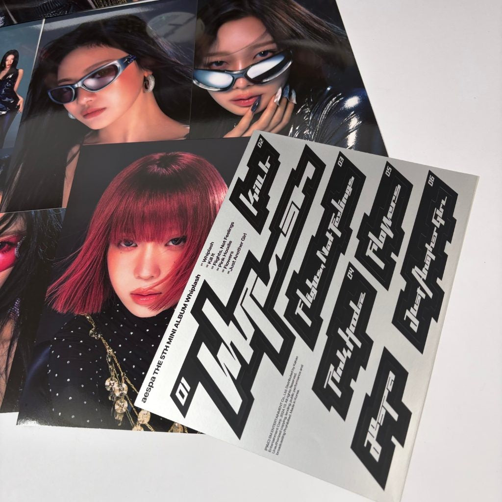 aespa Whiplash The 5th Mini Album CD Photobook Poster Postcards Target Exclusive