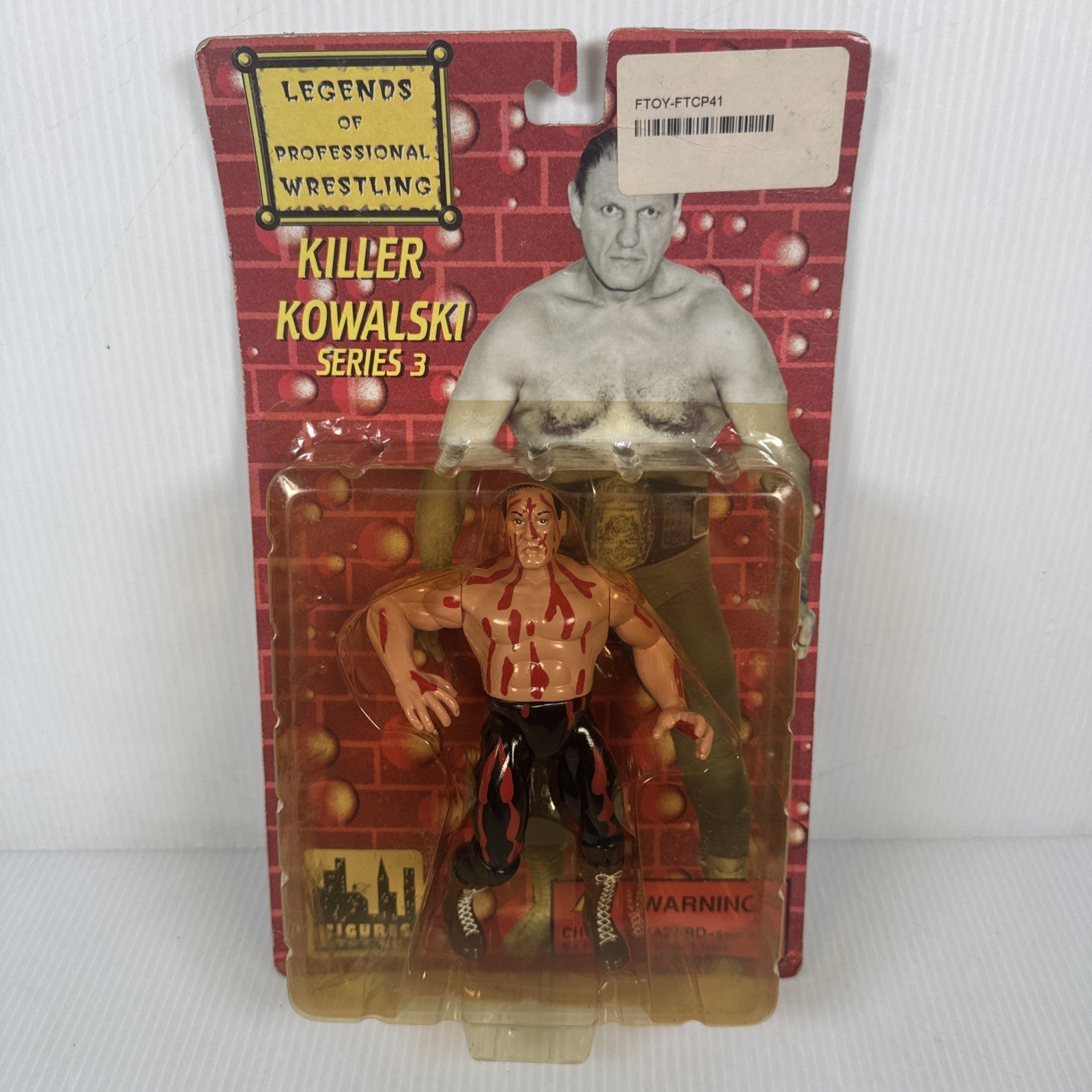 Legends of Professional Wrestling KILLER KOWALSKI Collectors Ed Bloody Figure