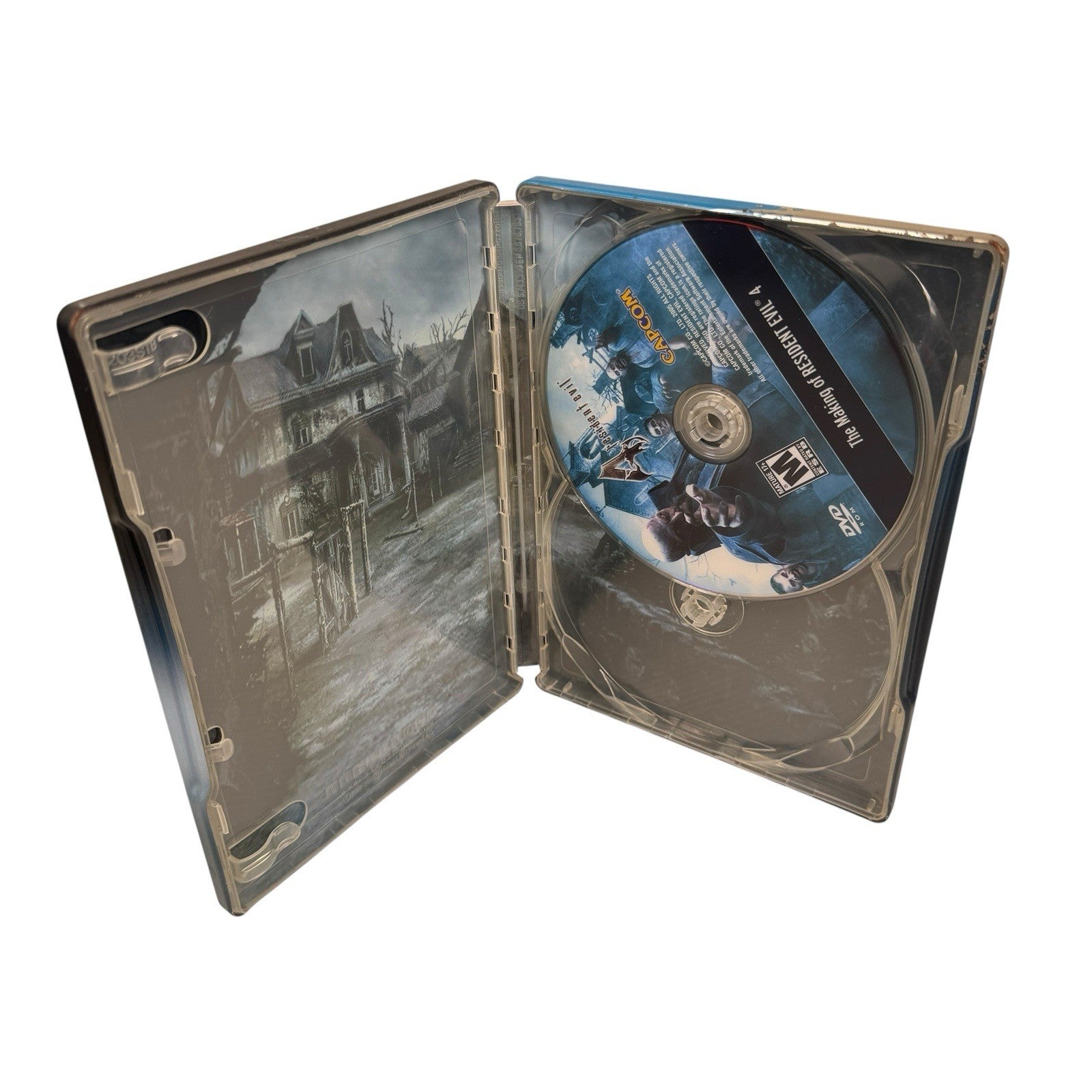 NO GAME Resident Evil 4 Premium Edition PS2 Steelbook Case With Bonus Disc