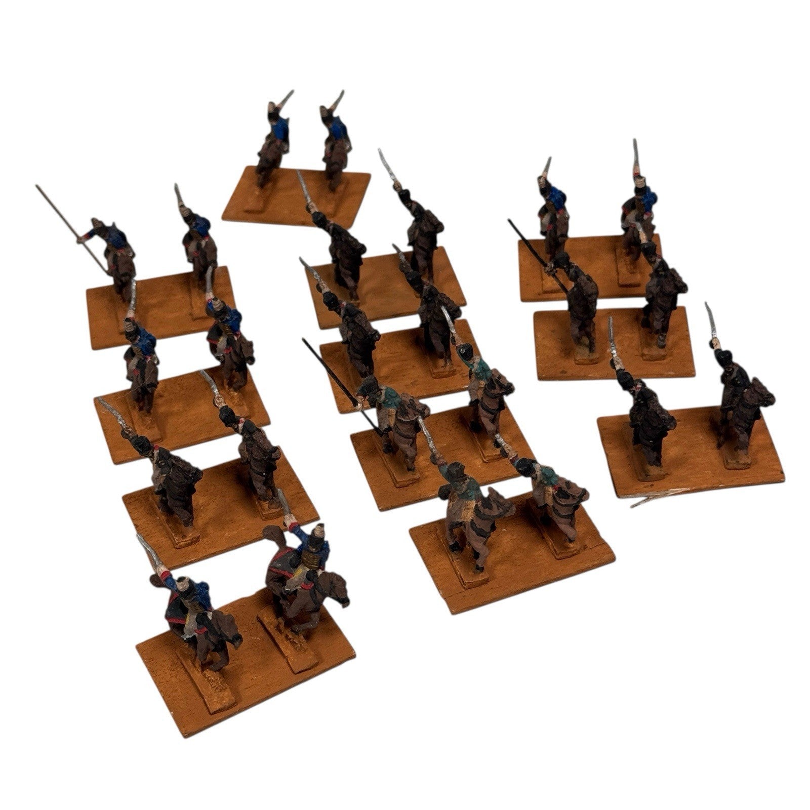 Vintage Ral Partha Colonials Lead Miniatures 15mm Some Painted And Some Sealed