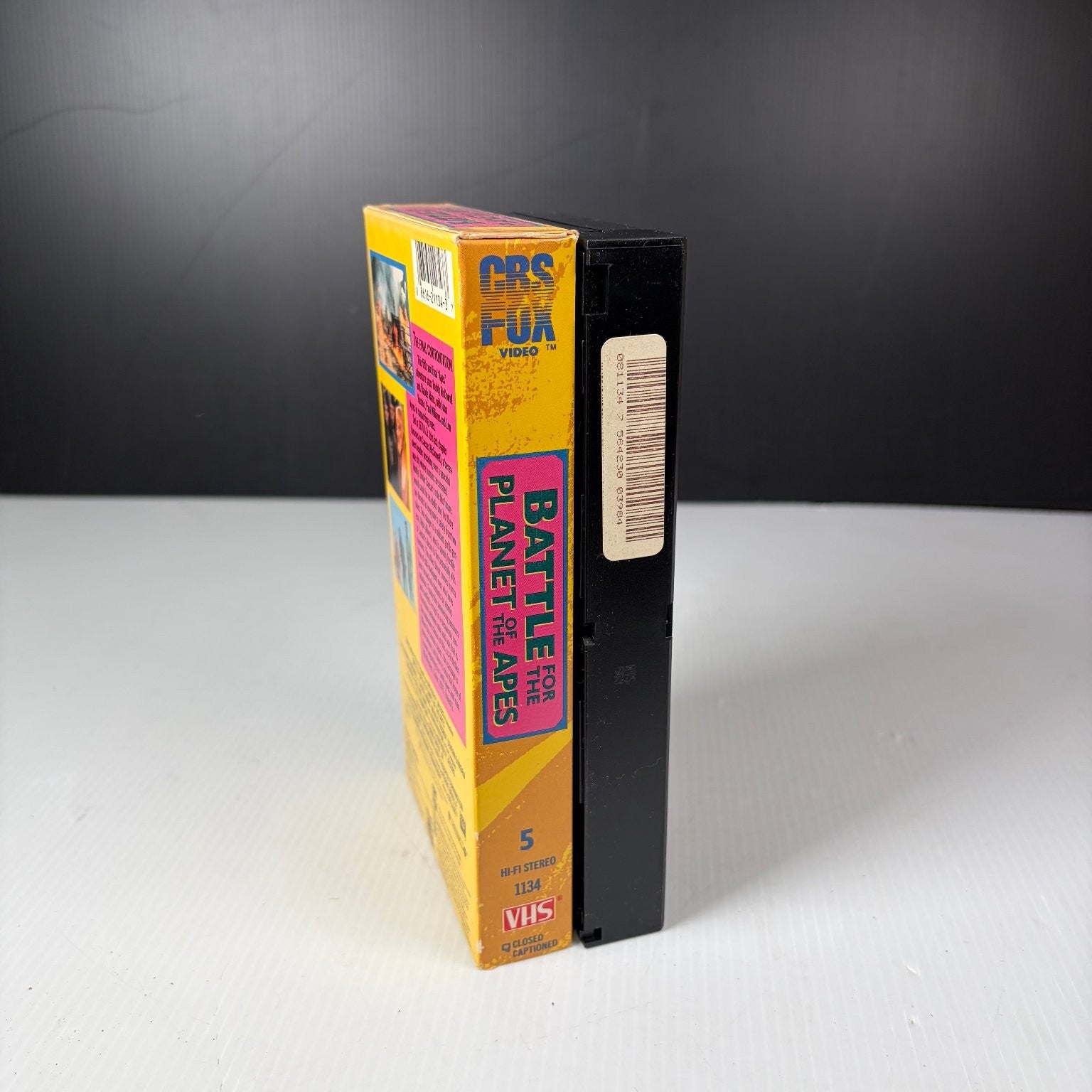 Battle For The Planet Of The Apes VHS 1973 Sci-Fi Classic CBS/FOX Video