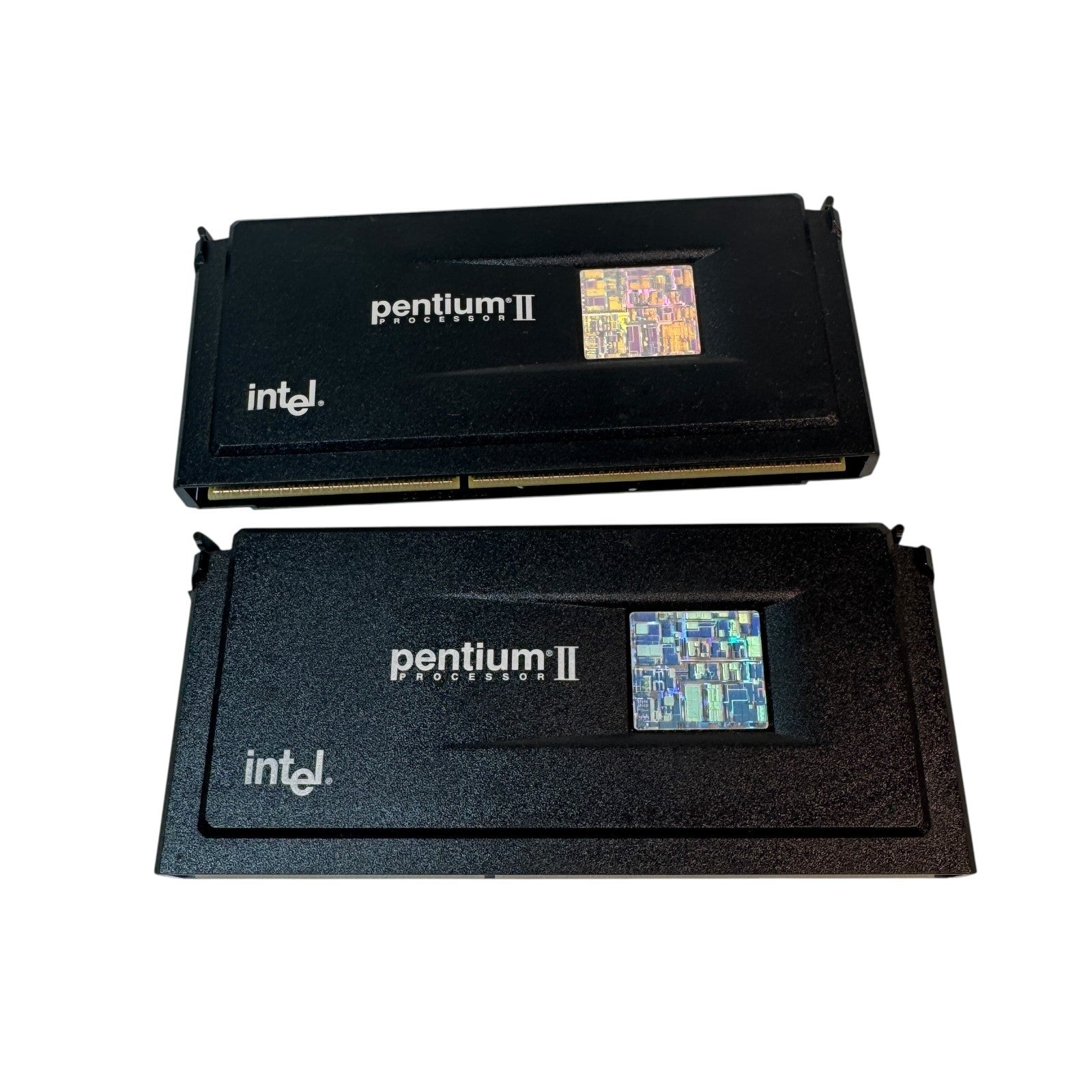 Vintage Intel Pentium II Processor Lot of 2 MMX