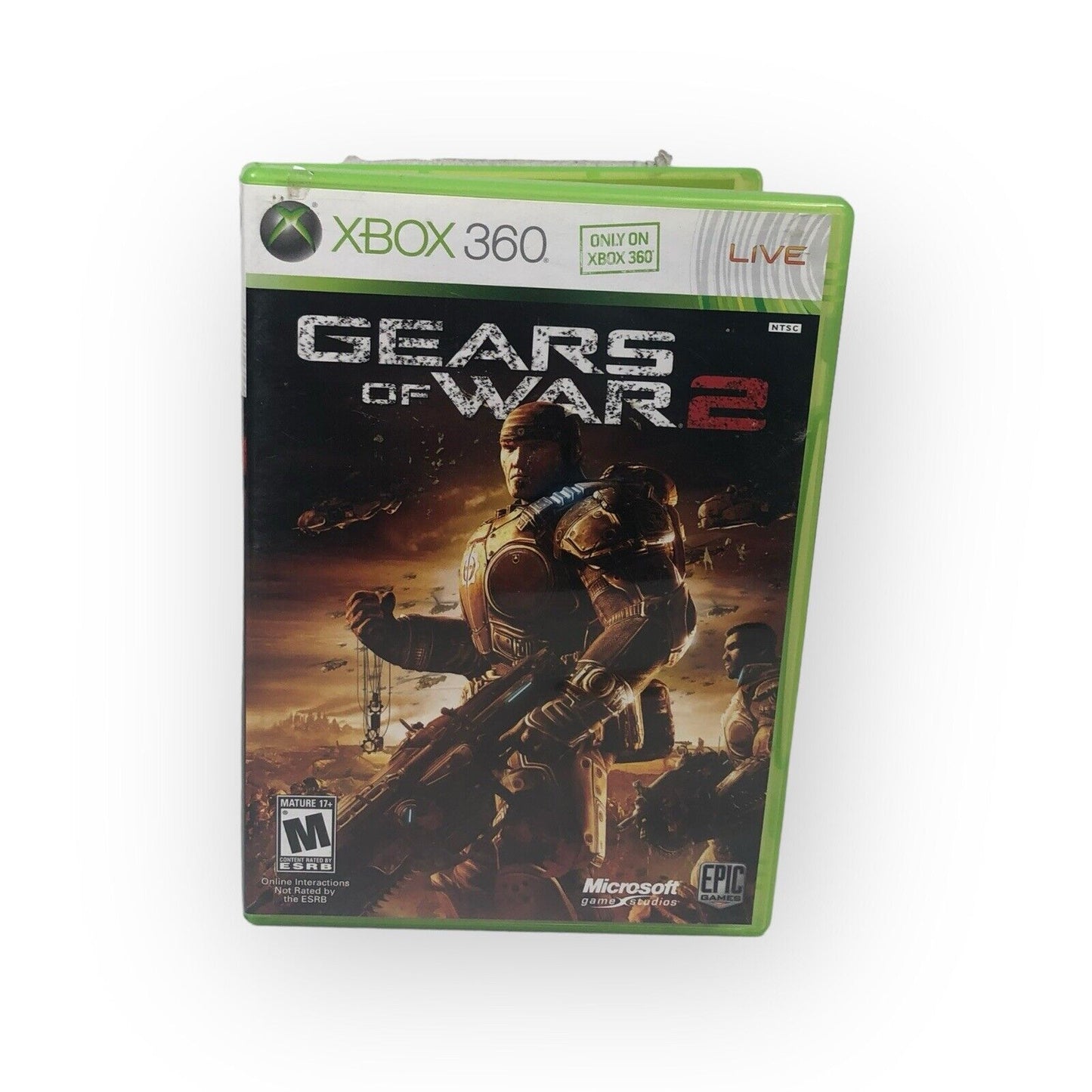 Gears of War 2 (Microsoft Xbox 360, 2008) GOW2 CIB Complete with Manual - Tested