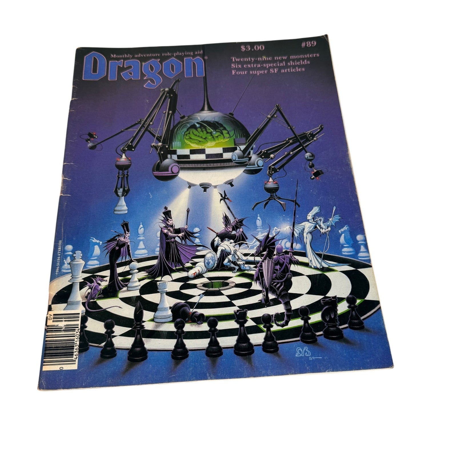 Vintage Dragon Magazine Issue 89 Sci-Fi Fantasy RPG 1984 Softcover Role Playing