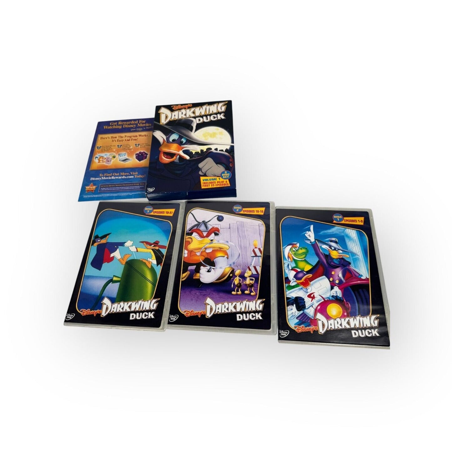 Disney Darkwing Duck - Vol. 1 (DVD, 2013, 3-Disc Set) Includes Two-episode Pilot