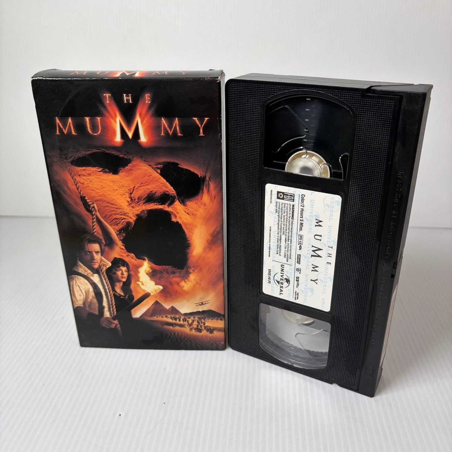 The Mummy VHS 1999 Action Adventure Horror Universal Brendan Fraser