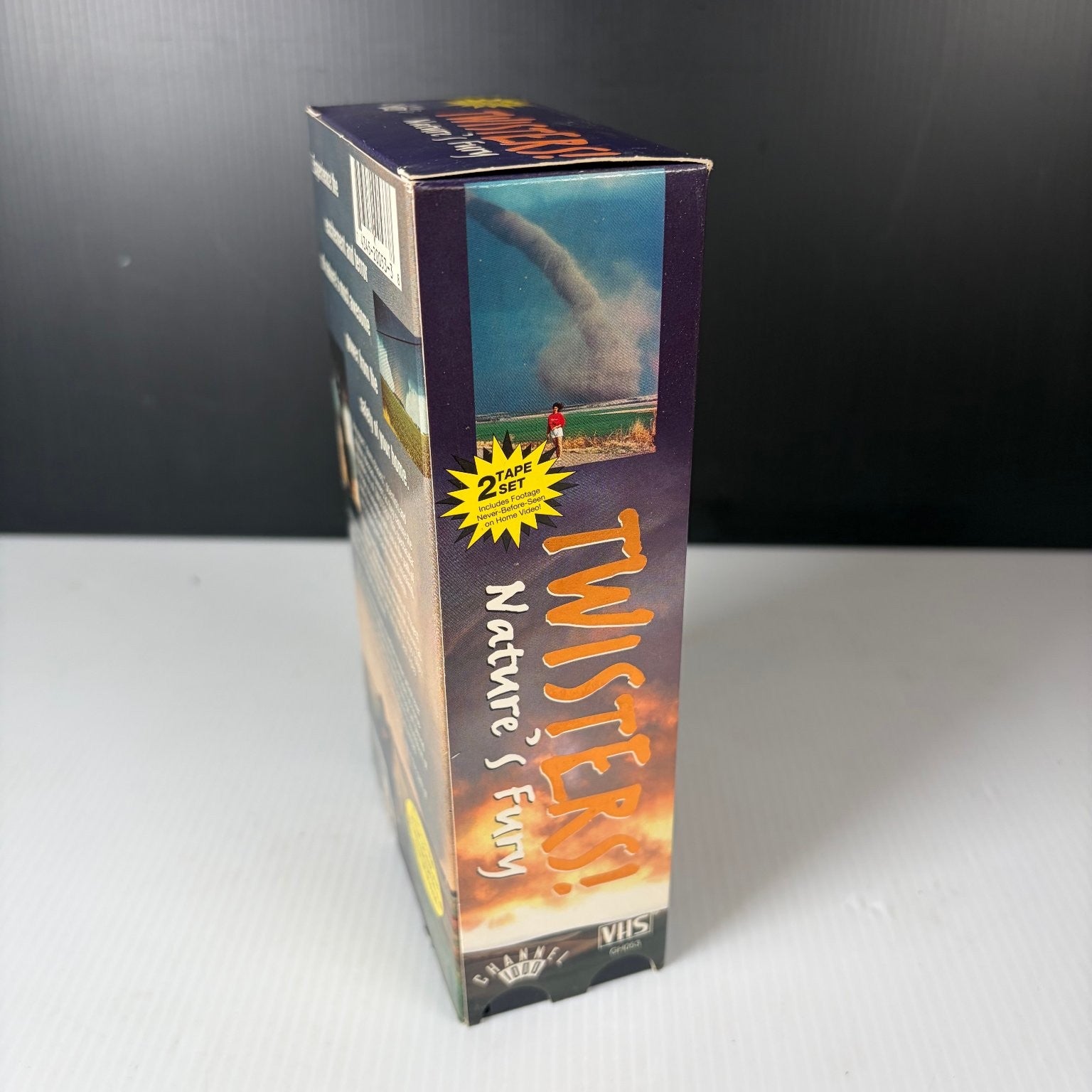 Twisters! Nature's Fury VHS 2-Tape Set Documentary Channel 1000