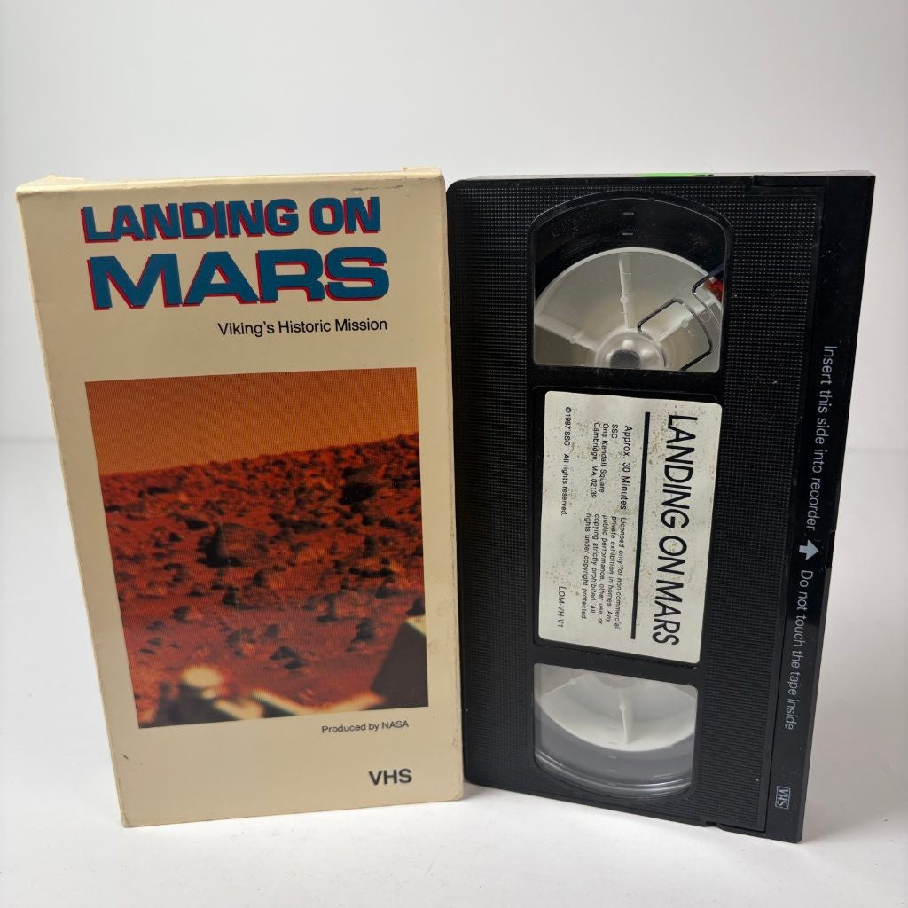 Landing on Mars Viking's Historic Mission VHS NASA 1987 SSC Space Documentary