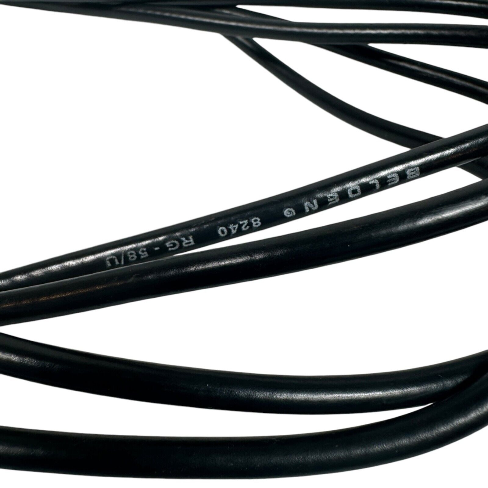 Belden 8240 RG - 58/U 8 Foot Long Coaxial Cable for CB Radio