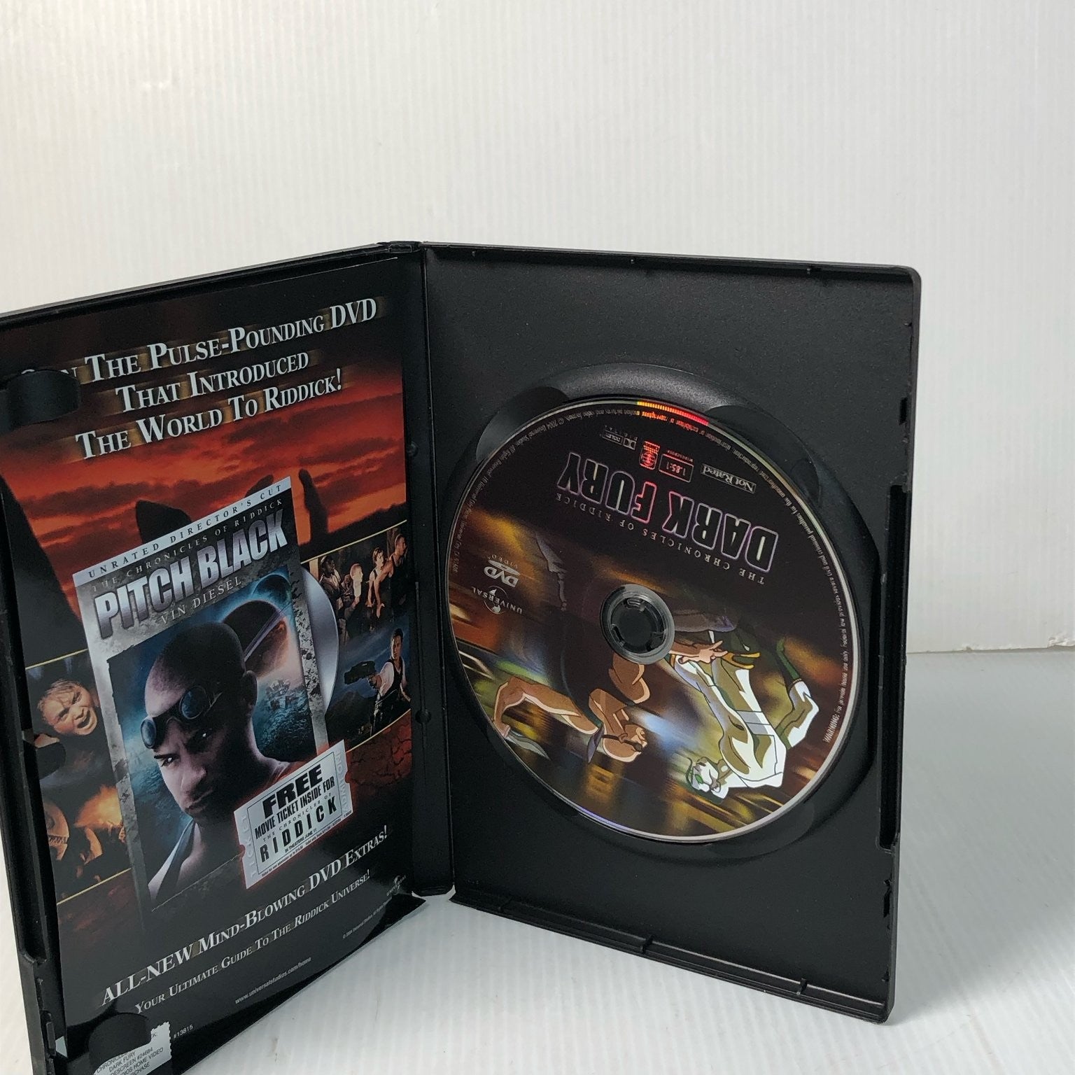Chronicles of Riddick: Dark Fury DVD 2004 Vin Diesel Peter Chung Widescreen