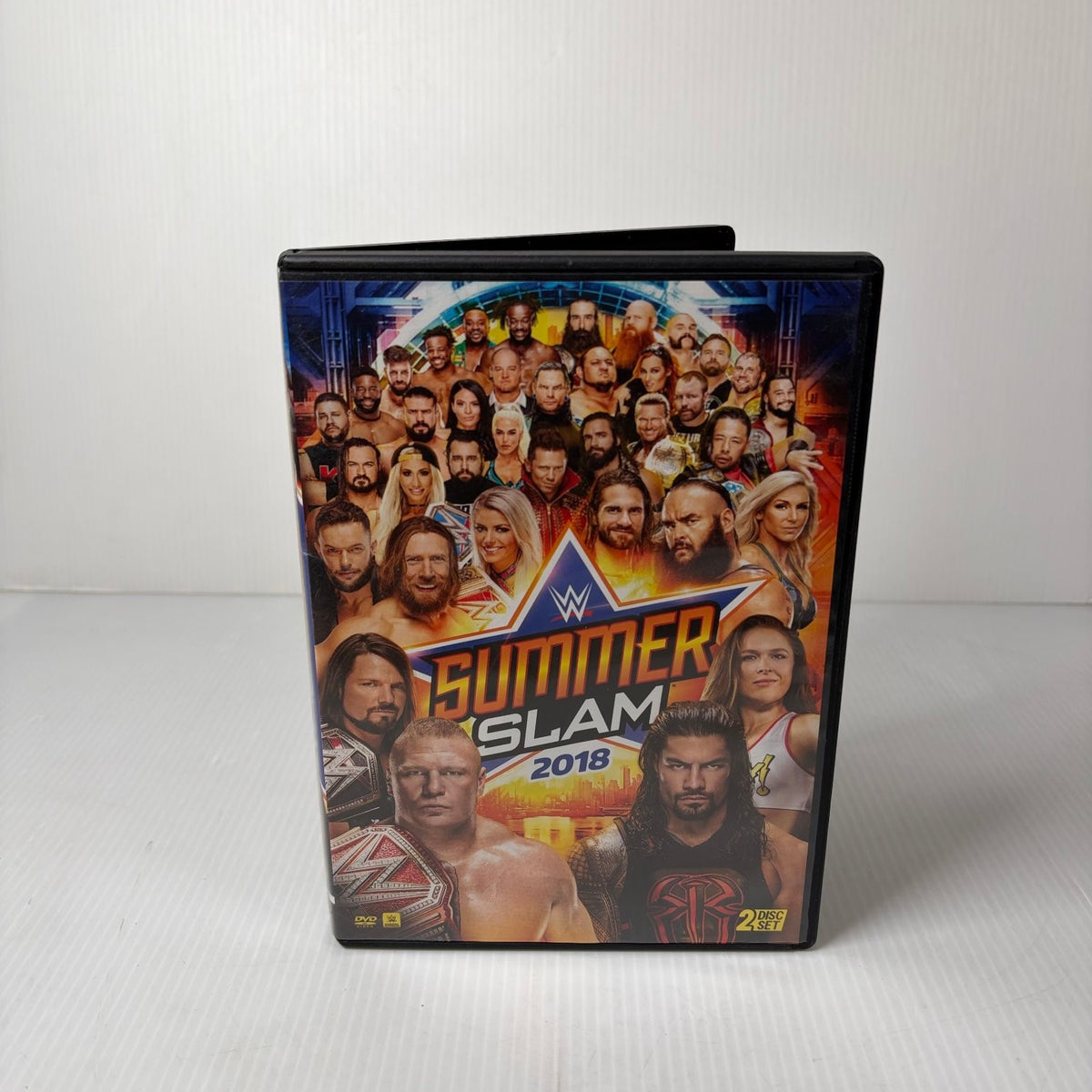 WWE SummerSlam 2018 DVD 2-Disc Set Roman Reigns Ronda Rousey Brock Lesnar