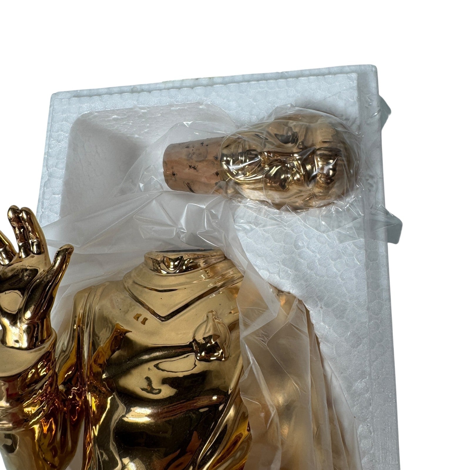 Vintage 1979 Star Trek Spock Decanter Gold Ceramic Japan Paramount Grenadier