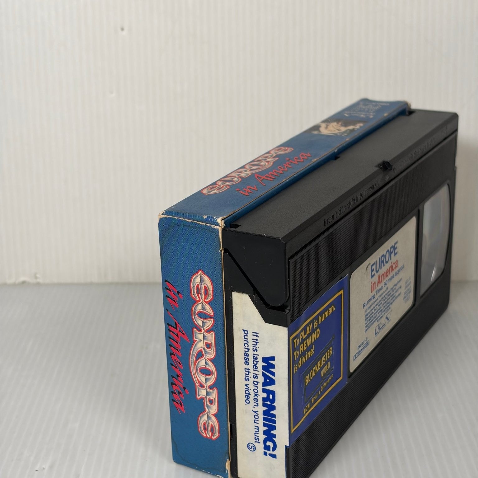 Europe in America VHS 1987 Rock Concert Film Documentary PolyGram