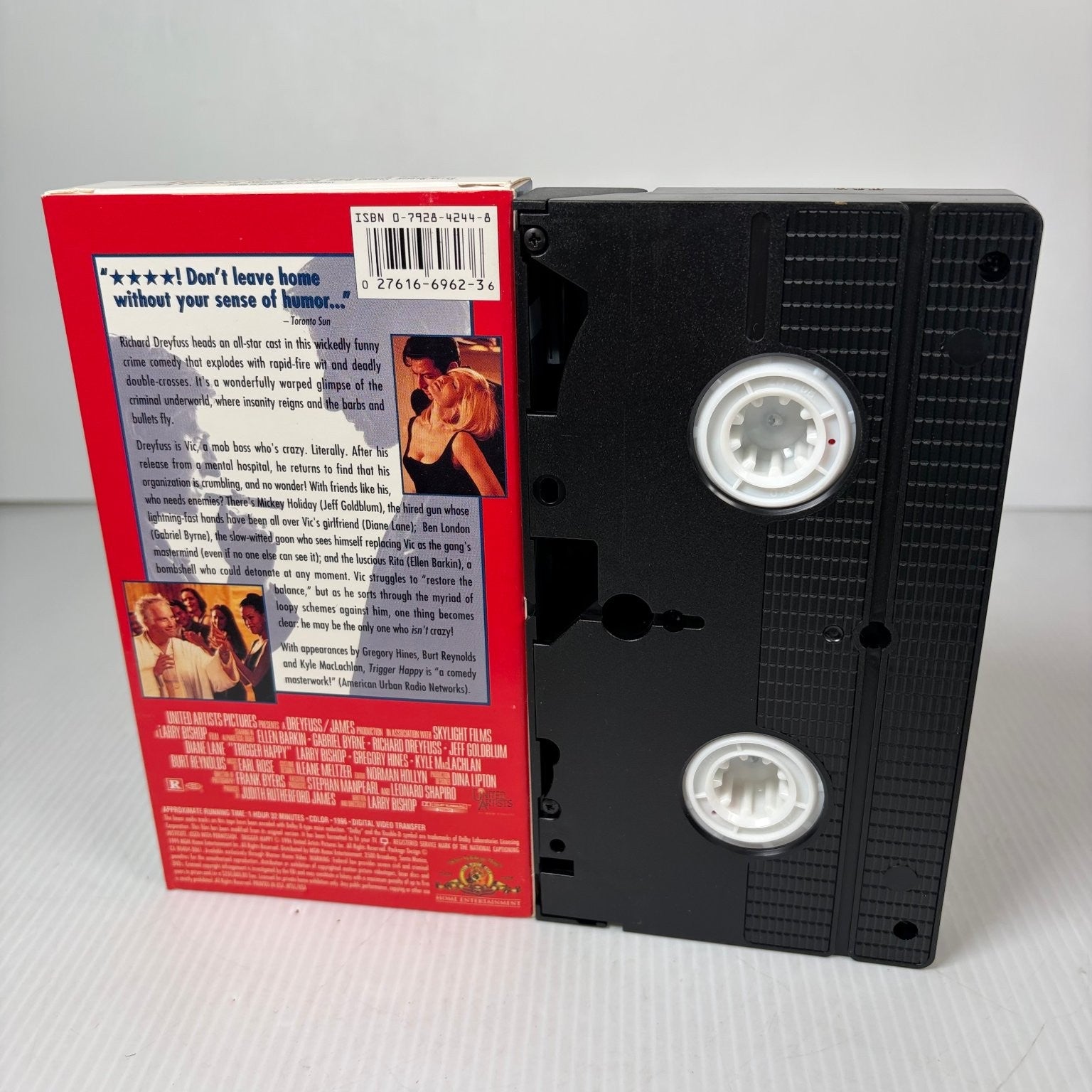 Trigger Happy VHS 1996 Comedy Richard Dreyfuss MGM Movie Time Film