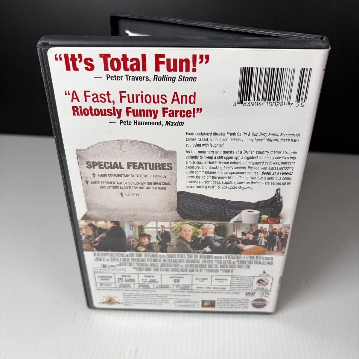 Death at a Funeral DVD 2007 Comedy Frank Oz Alan Tudyk Andy Nyman