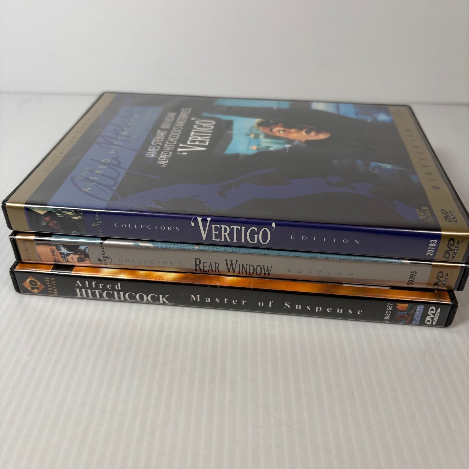 Alfred Hitchcock DVD Collection: Vertigo, Rear Window, Master of Suspense 10