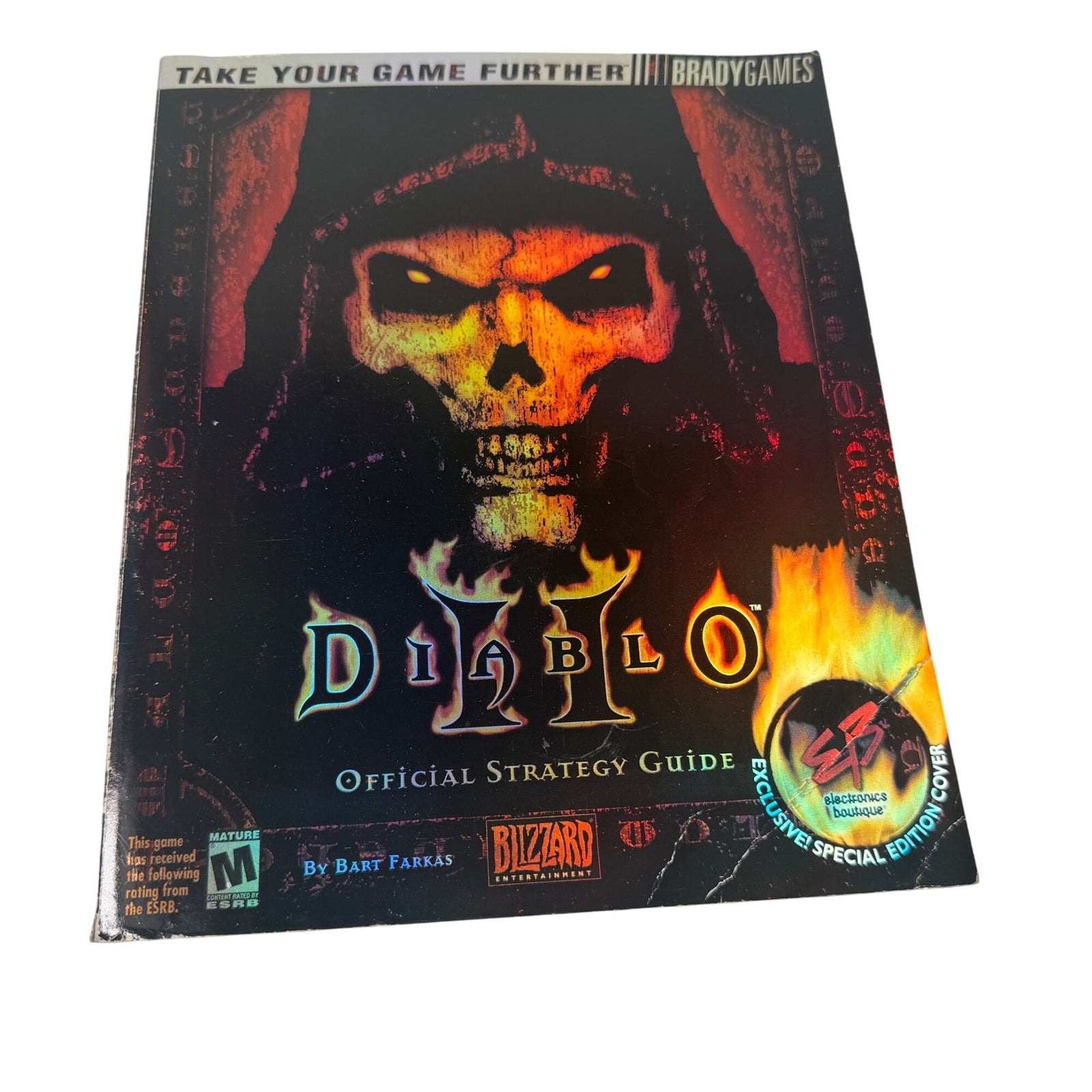 Diablo II Strategy Guide BradyGames EB Games Exclusive Edition Holo Cover