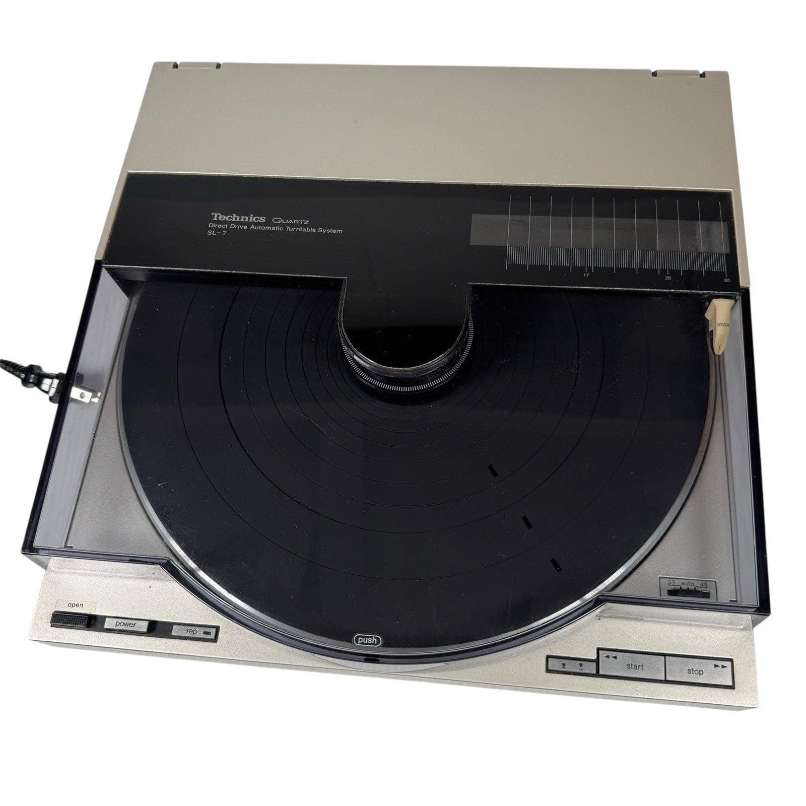 Technics Quartz SL-7 Direct Drive Automatic Turntable System w/ Ortofon Stylus
