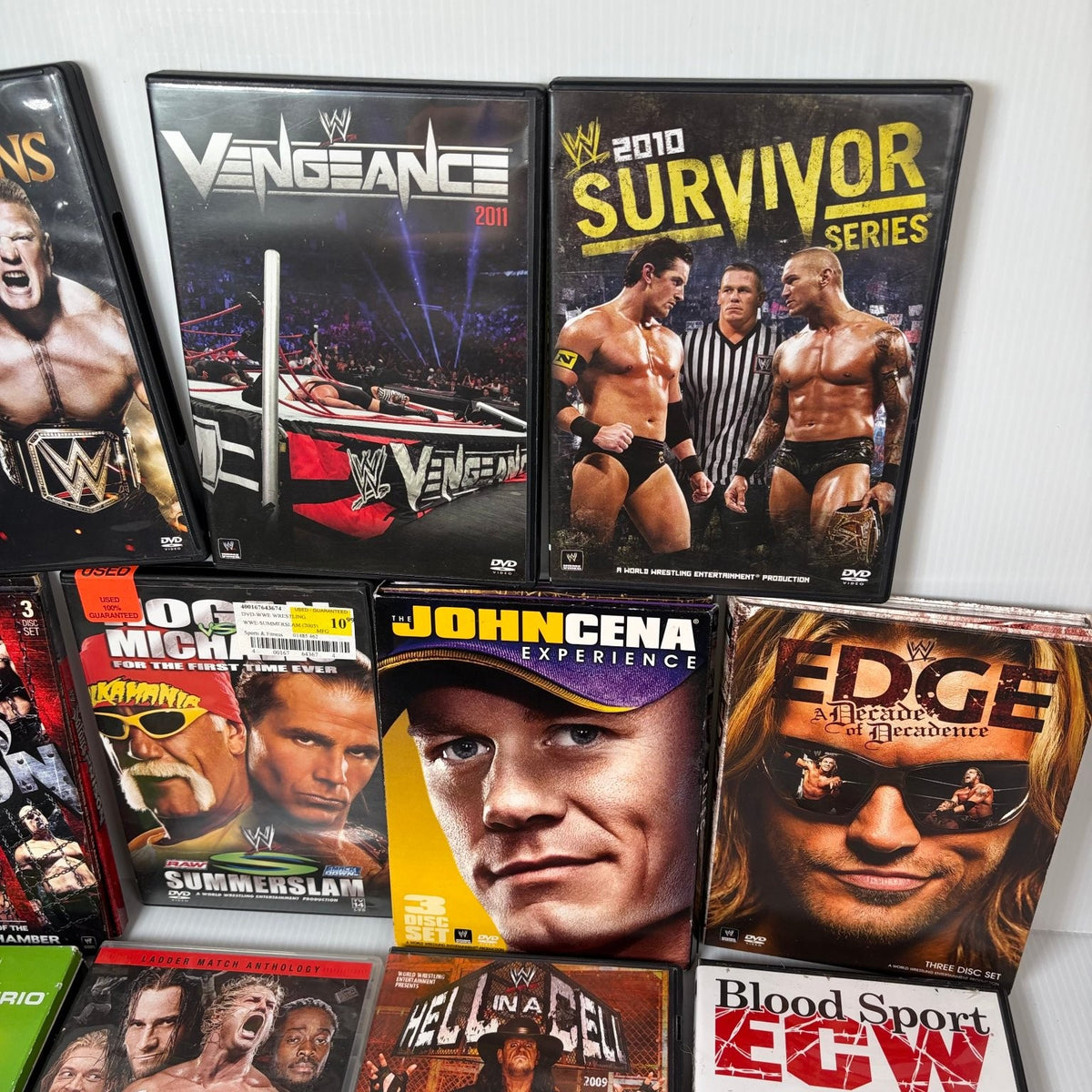 Lot of 15 WWE Pay-Per-View & Anthology DVD Sets Summerslam, Satan's Prson & More
