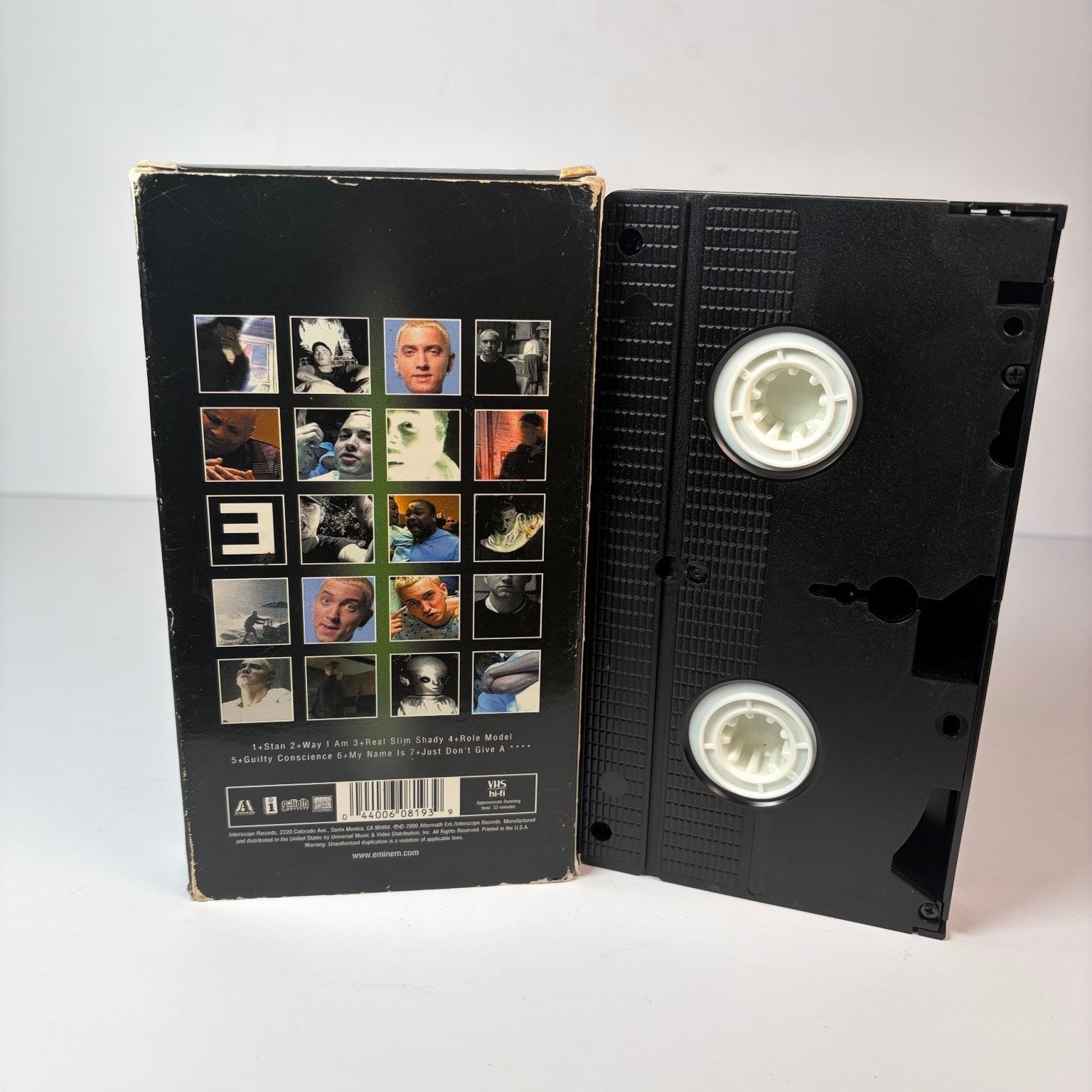 Eminem E VHS 2000 Hip-Hop Music Video Collection Universal Records