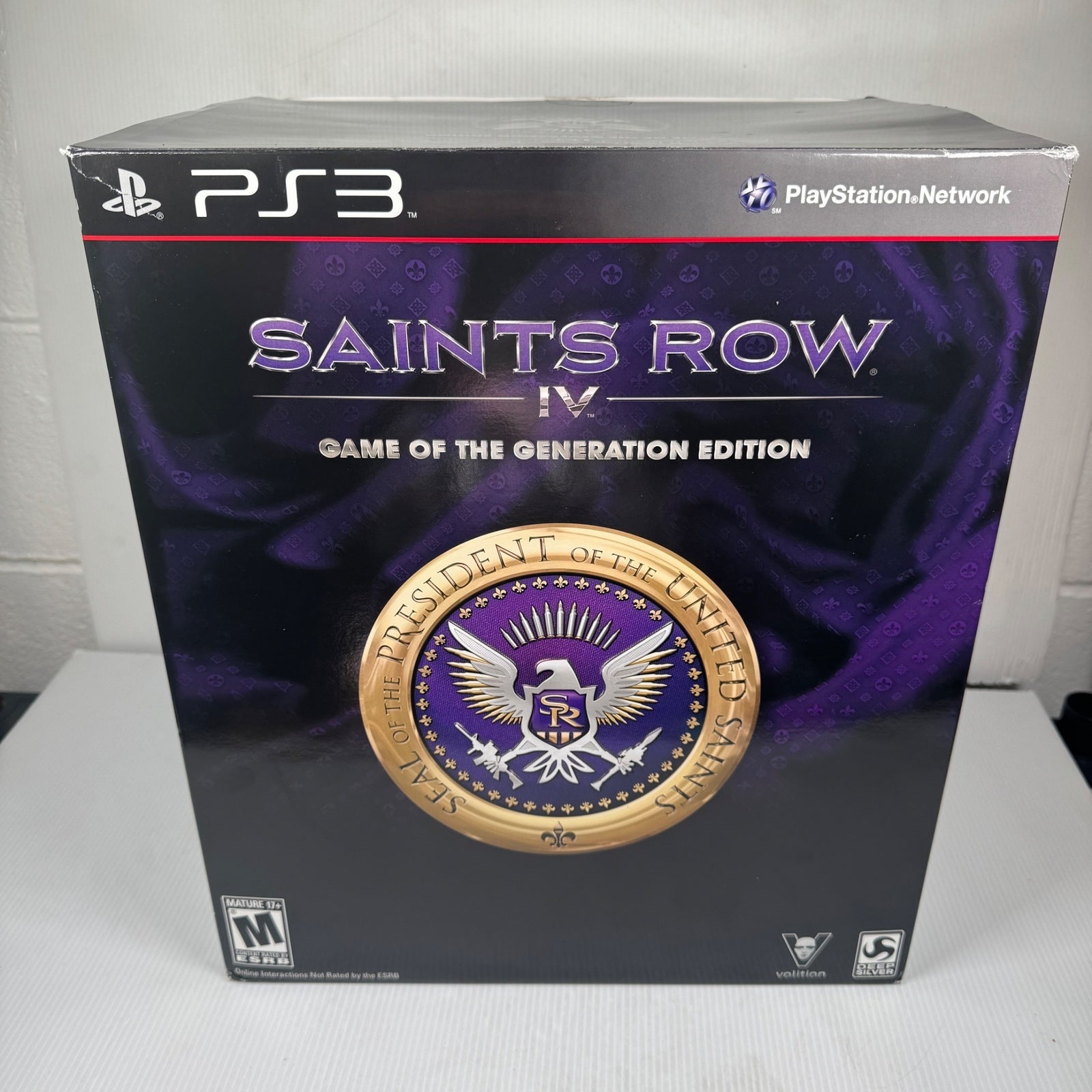 Saints Row IV Game Of The Generation Edition PS3 Complete Collector's Edition