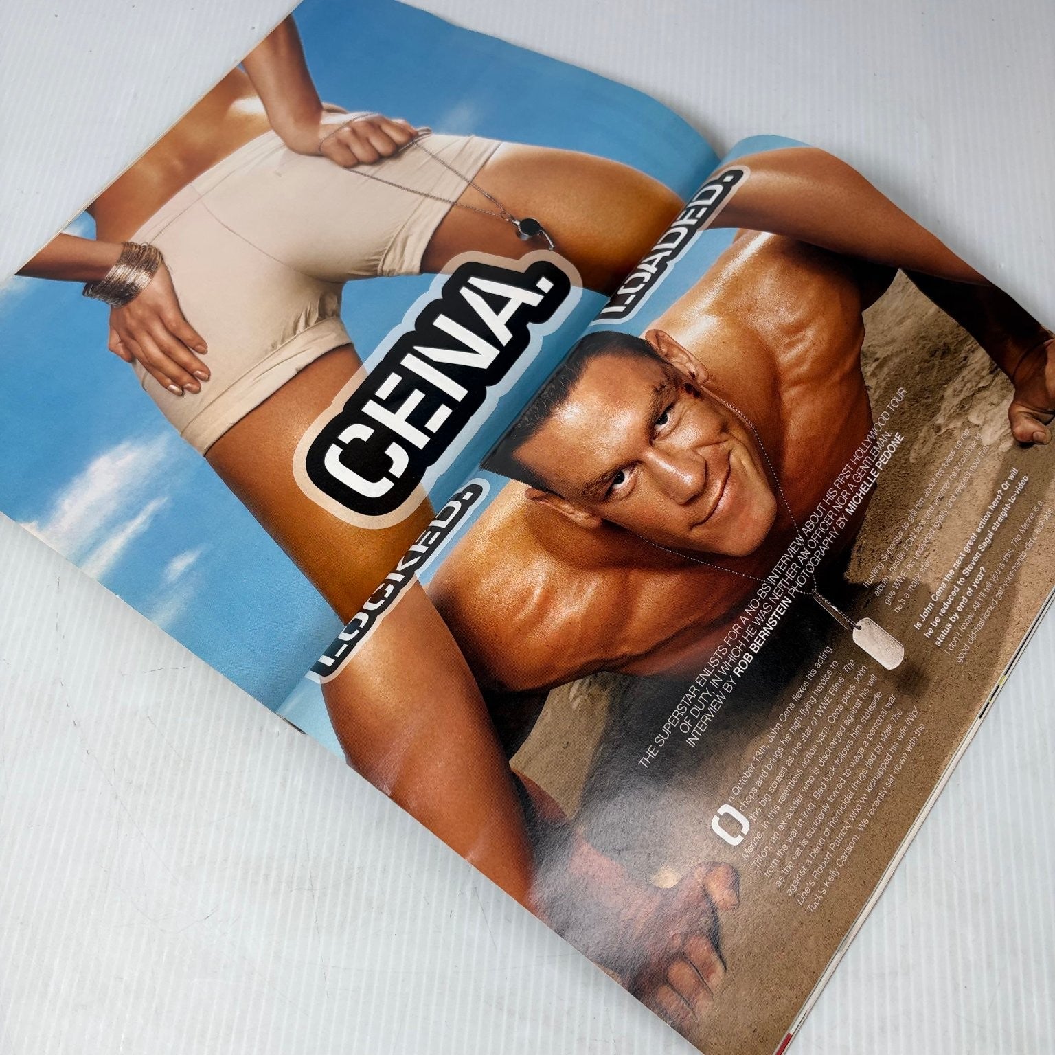 WWE Magazine October 2006 John Cena The Marine Wrestling Pop Culture