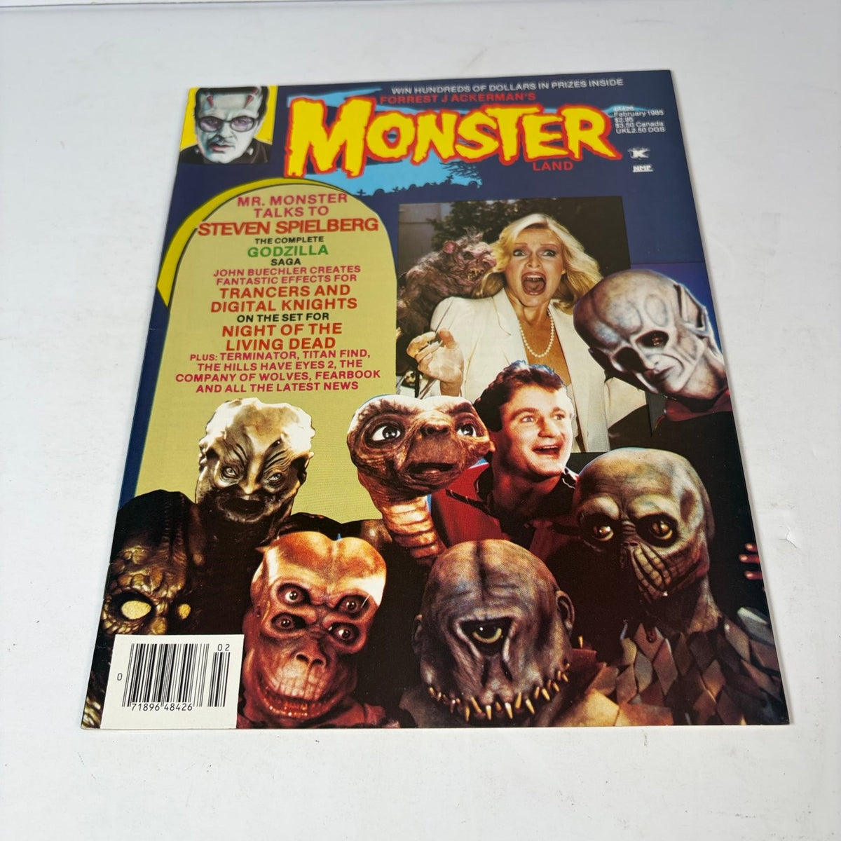 Monster Land Magazine #1 February 1985 Steven Spielberg Godzilla Horror Sci-Fi
