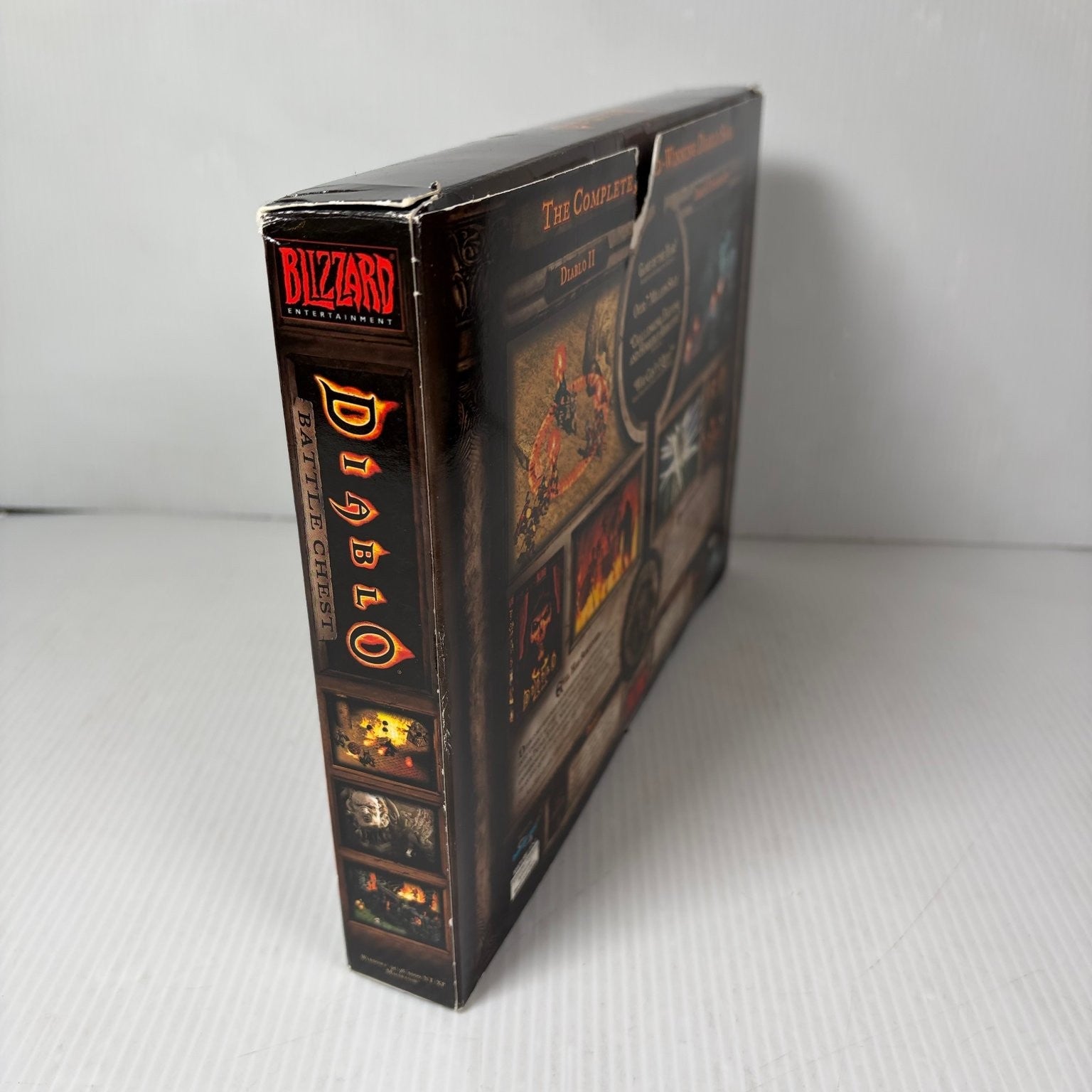 Diablo Battle Chest Big Box PC Video Game Blizzard Action RPG Complete