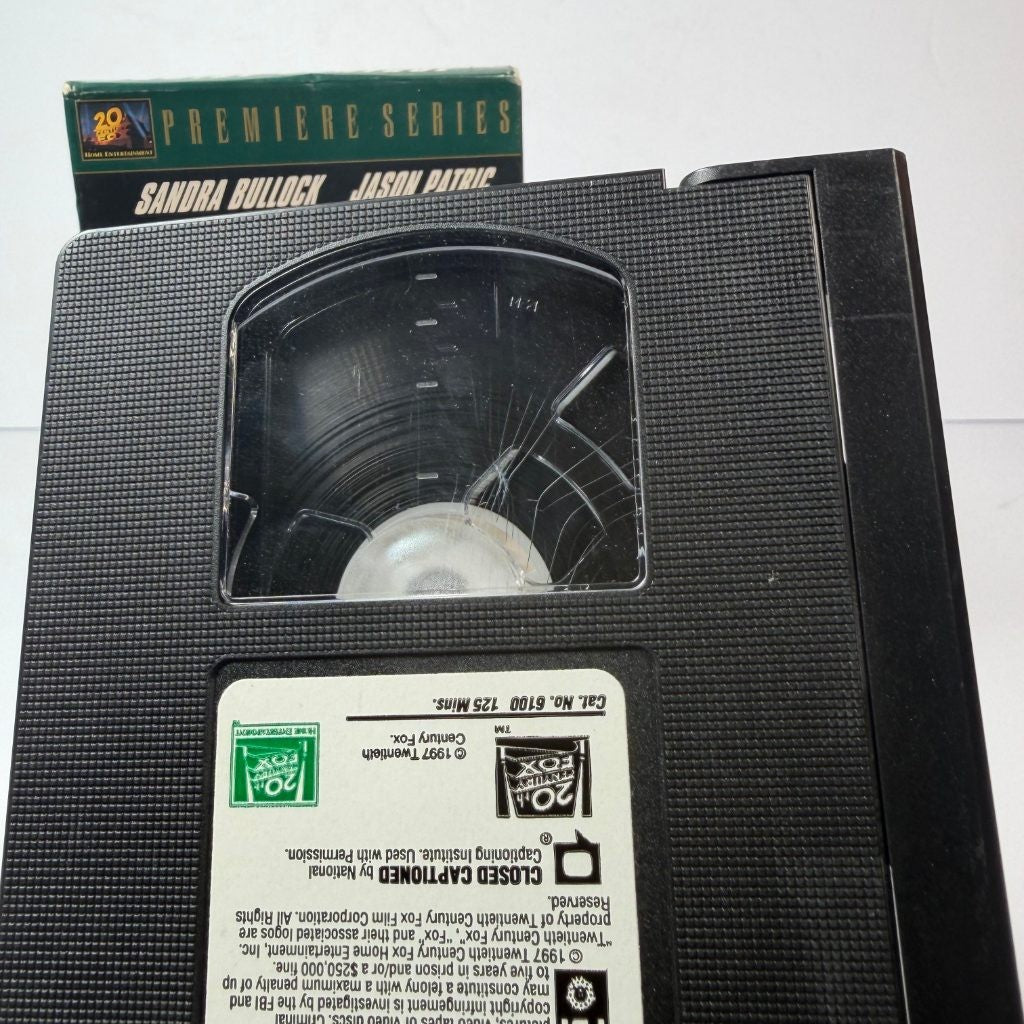 Speed 2 Cruise Control VHS Sandra Bullock Jason Patric 1997 Premiere Series