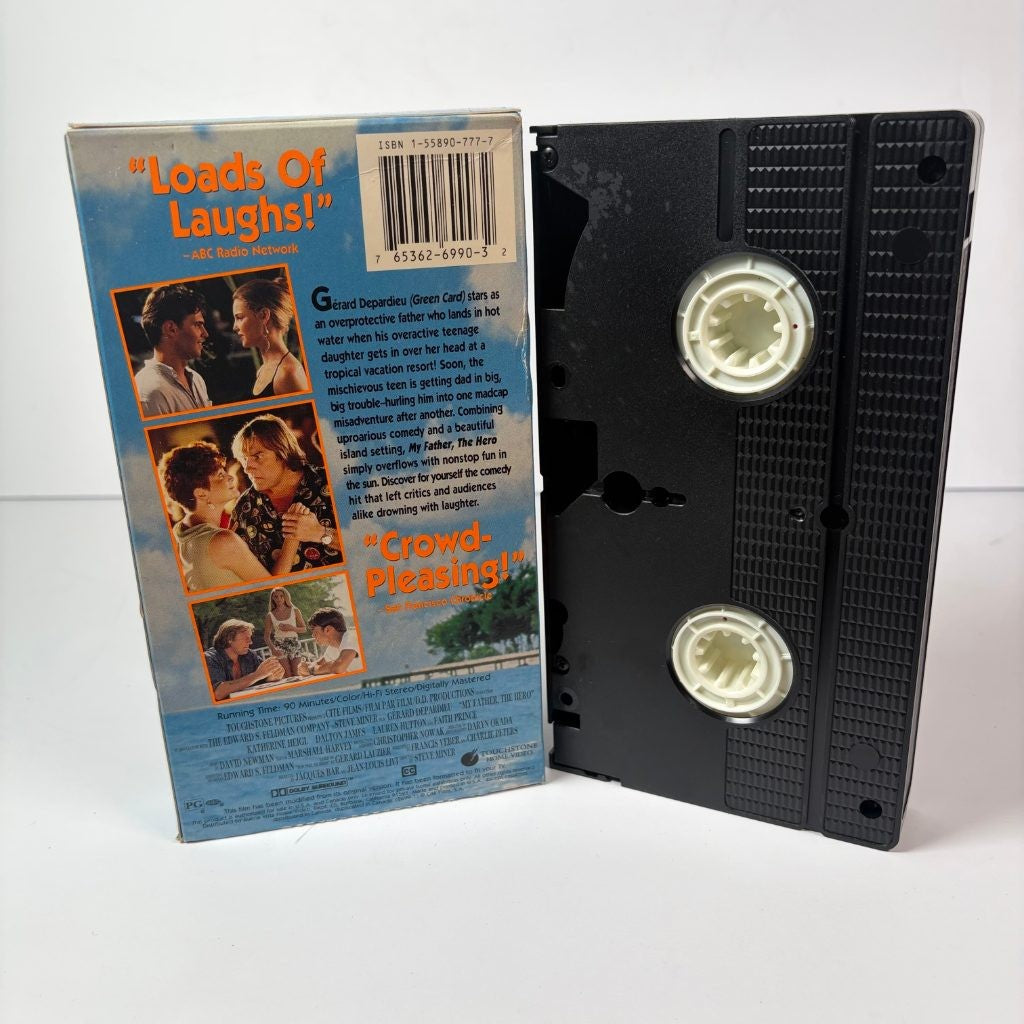 My Father The Hero VHS Gerard Depardieu Touchstone 1994 Comedy Katherine Heigl
