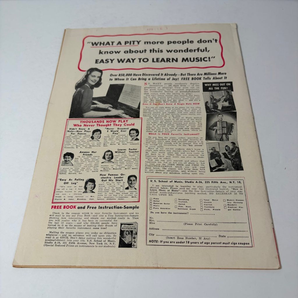 Song Hits Magazine June 1951 Helen O'Connell Royal Wedding Vol 14 No 11 Lyrics