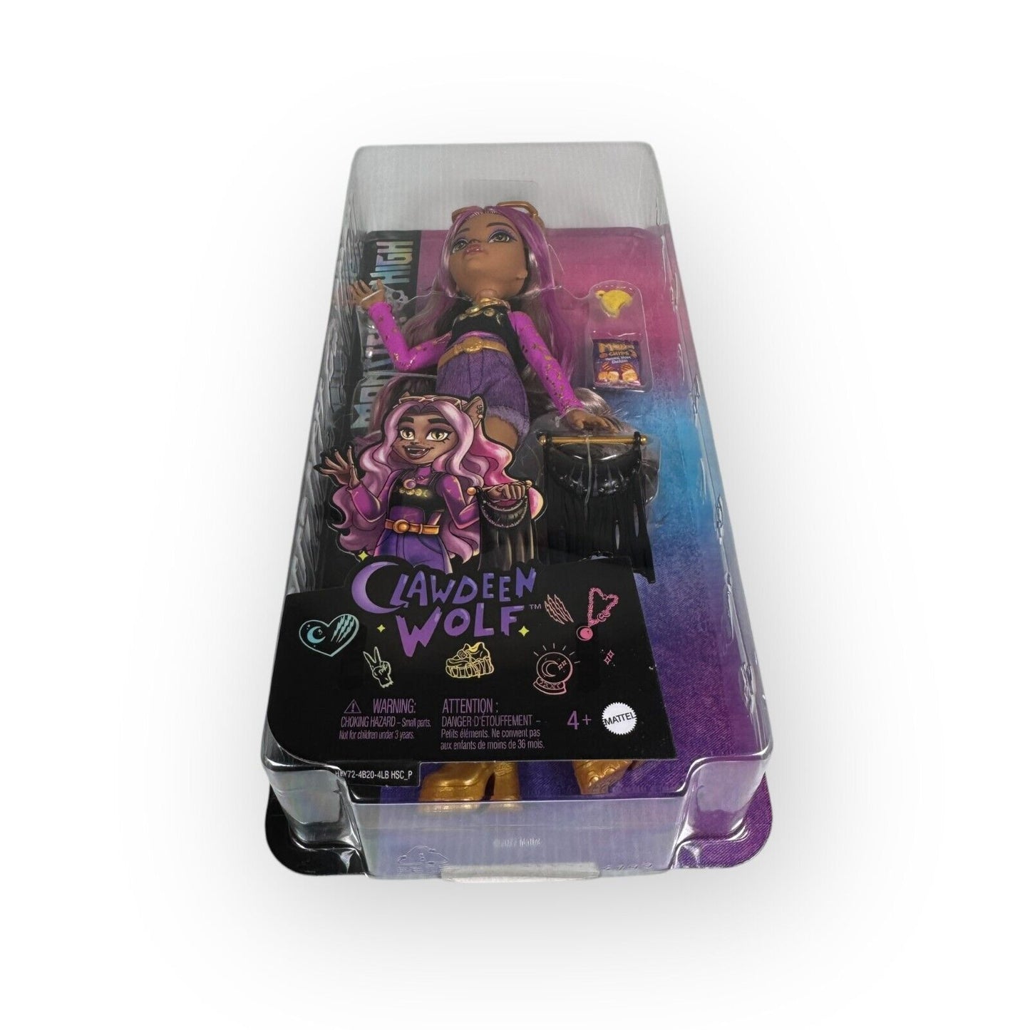 Monster High Clawdeen Wolf G3 Doll New with Pet Crescent Sealed