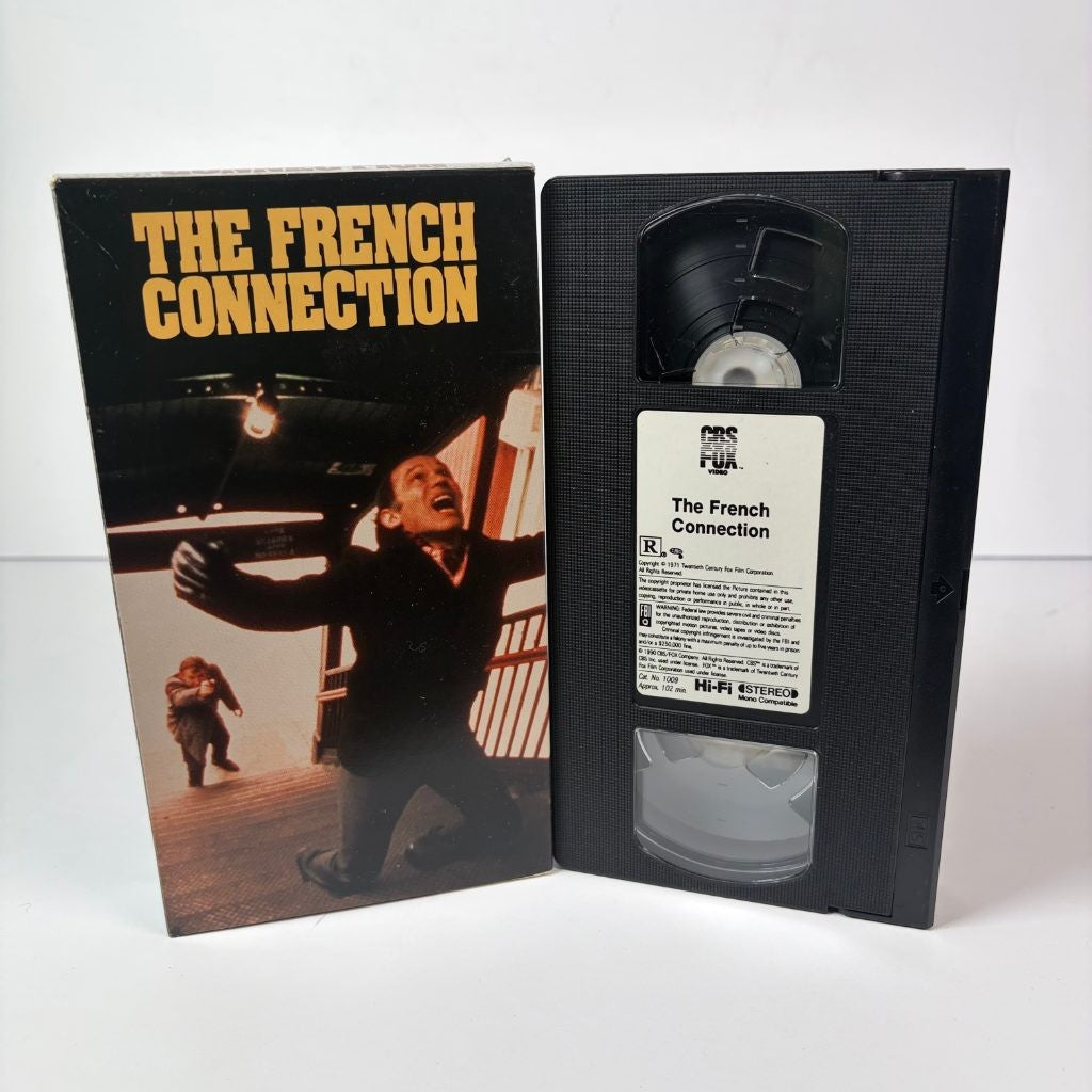 The French Connection VHS Gene Hackman CBS Fox Video Hi-Fi Crime Thriller
