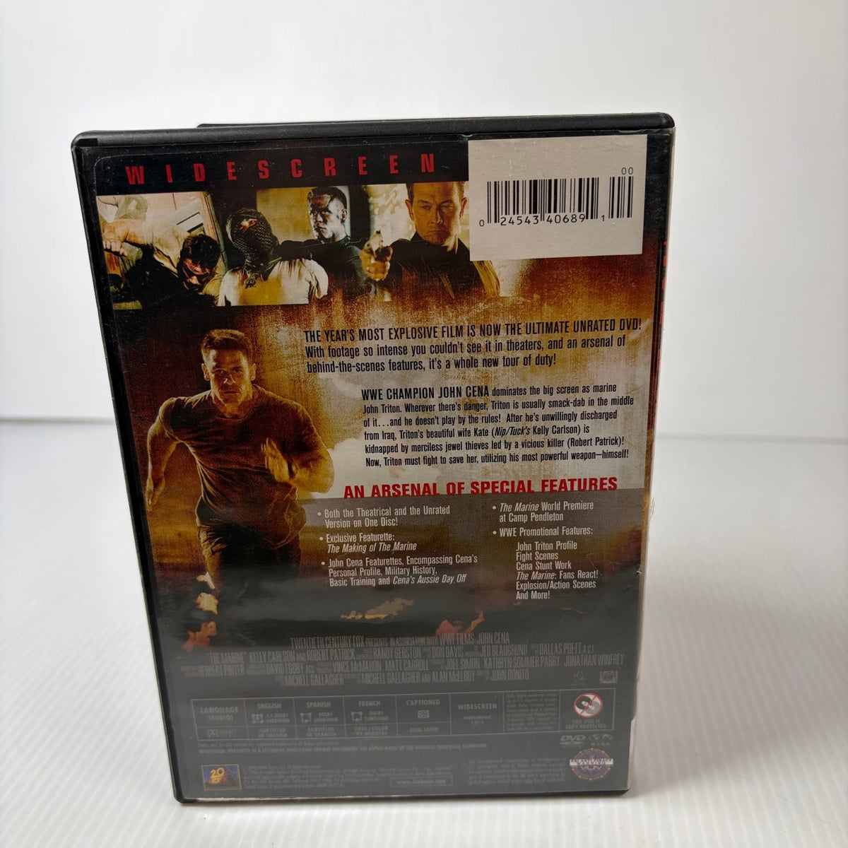 The Marine DVD 2006 Unrated John Cena Robert Patrick Widescreen