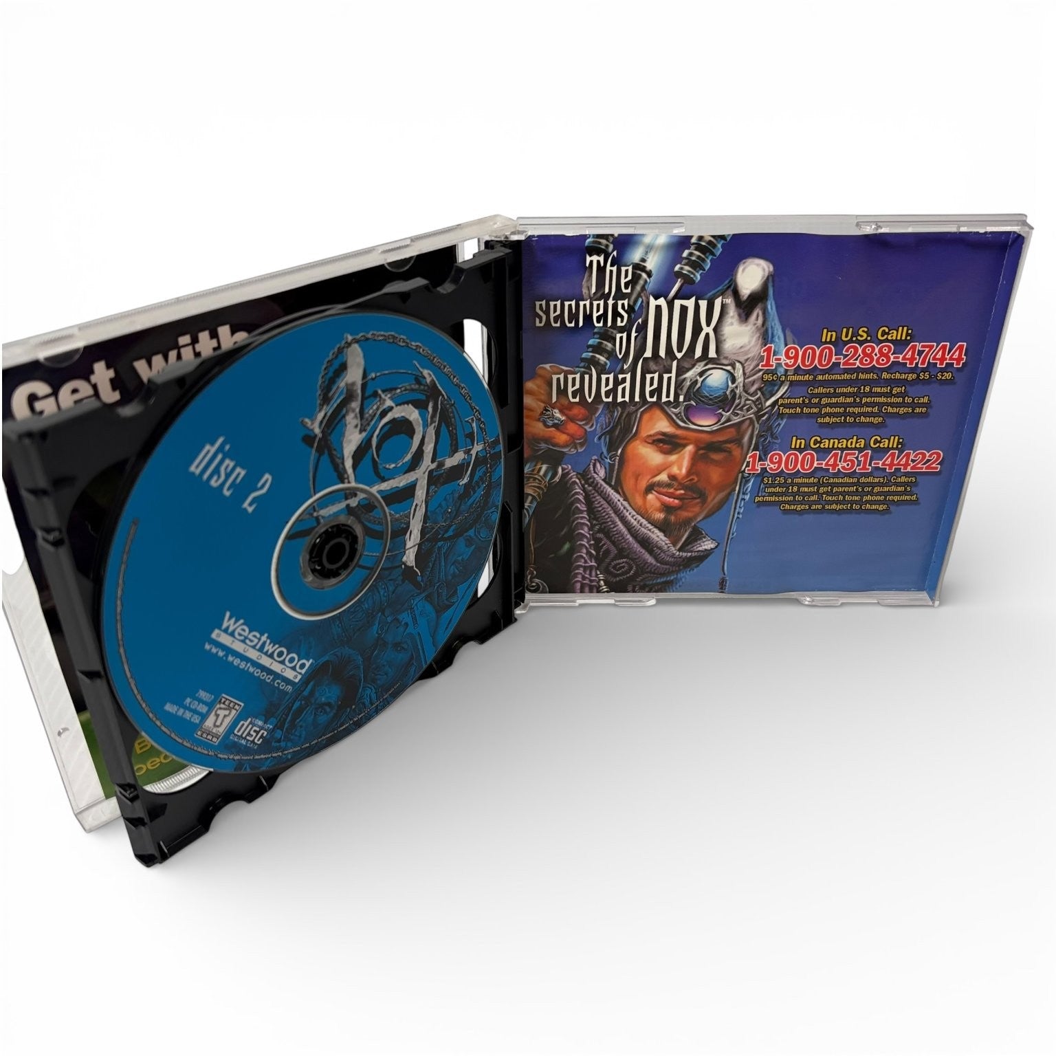 Nox PC CD-ROM Video Game Westwood Studios Classic RPG Fantasy