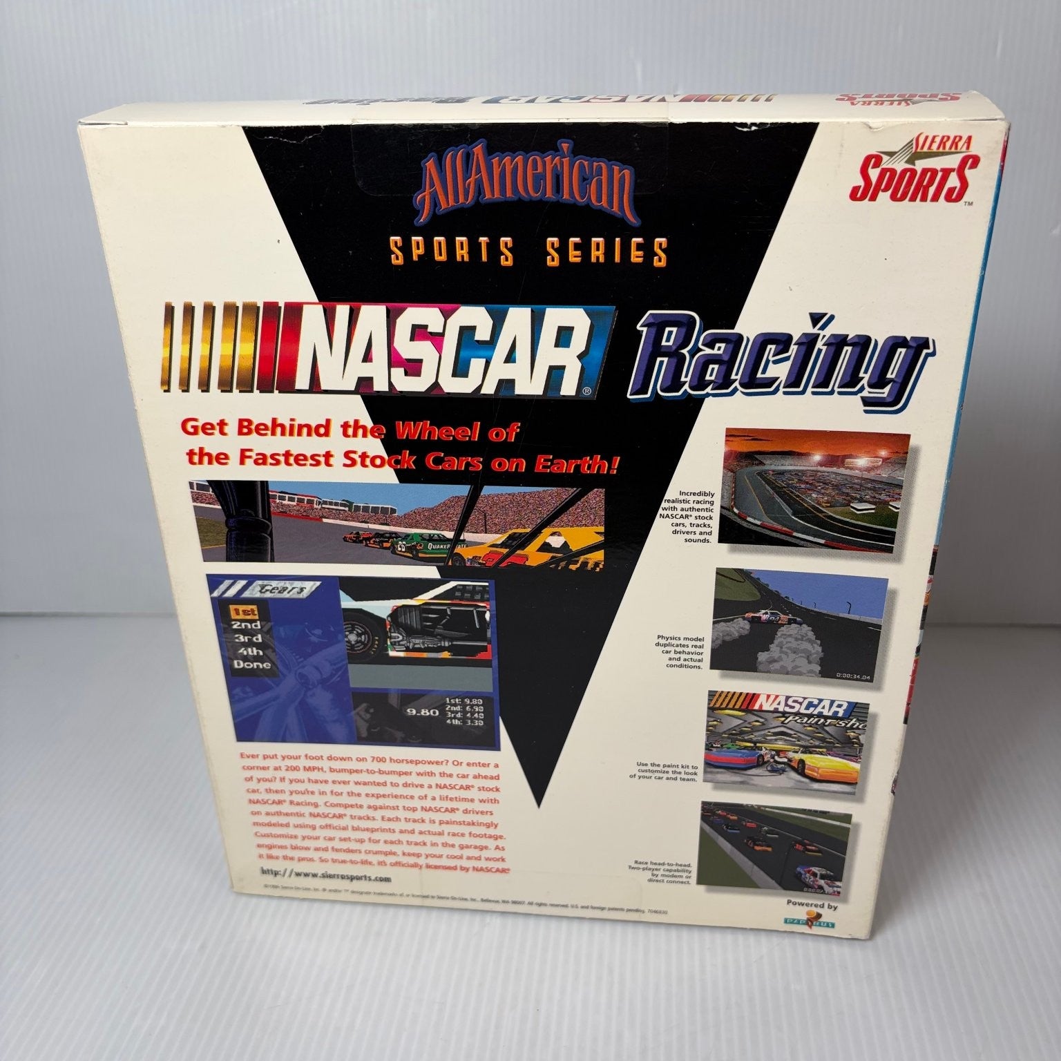 NASCAR Racing All American Sports Series PC CD-ROM Video Game Sealed