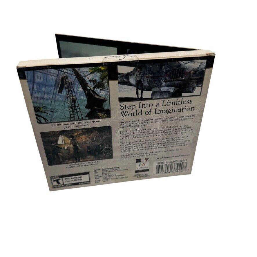 Syberia PC Game by The Adventure Company Sealed in Digipack Case