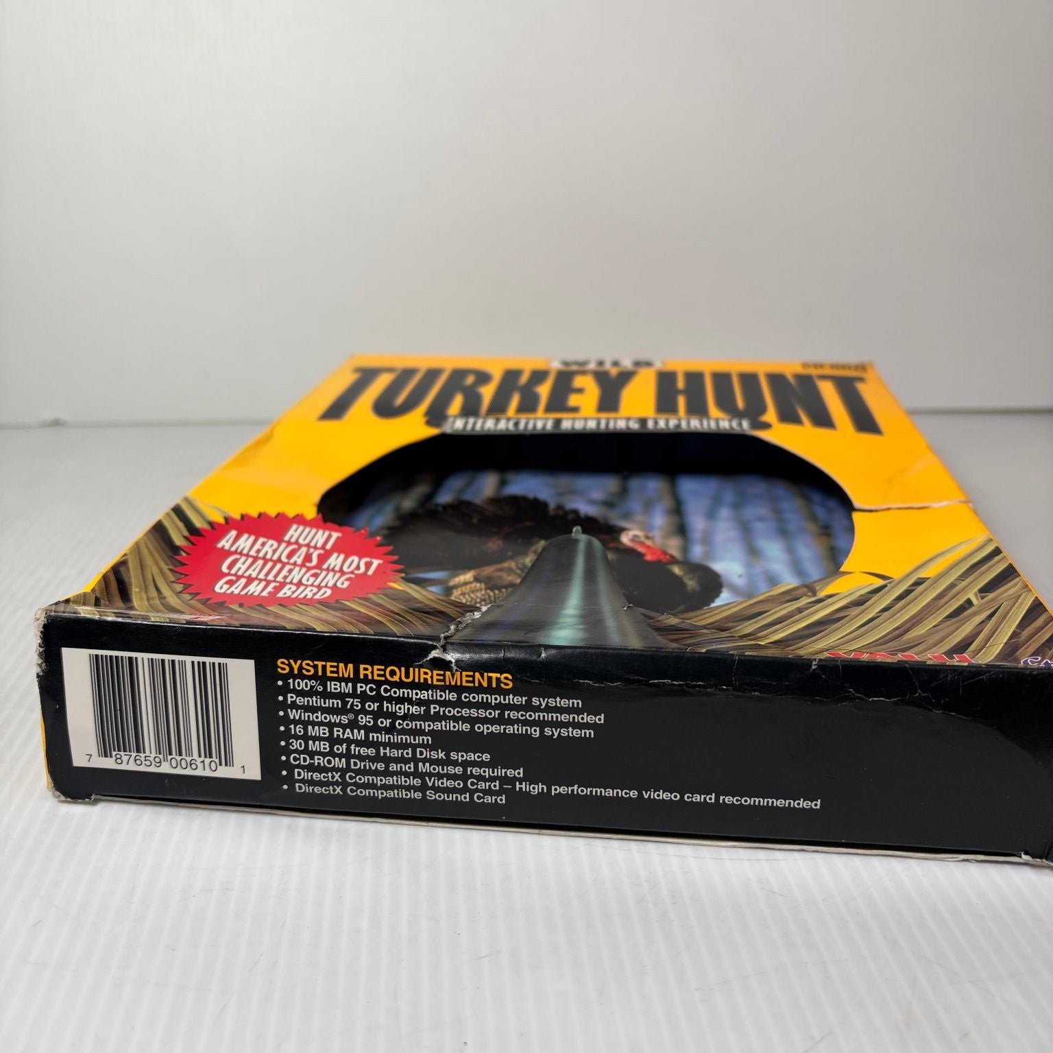 Wild Turkey Hunt Windows 95 Big Box PC CD-ROM Interactive Hunting FPS Complete
