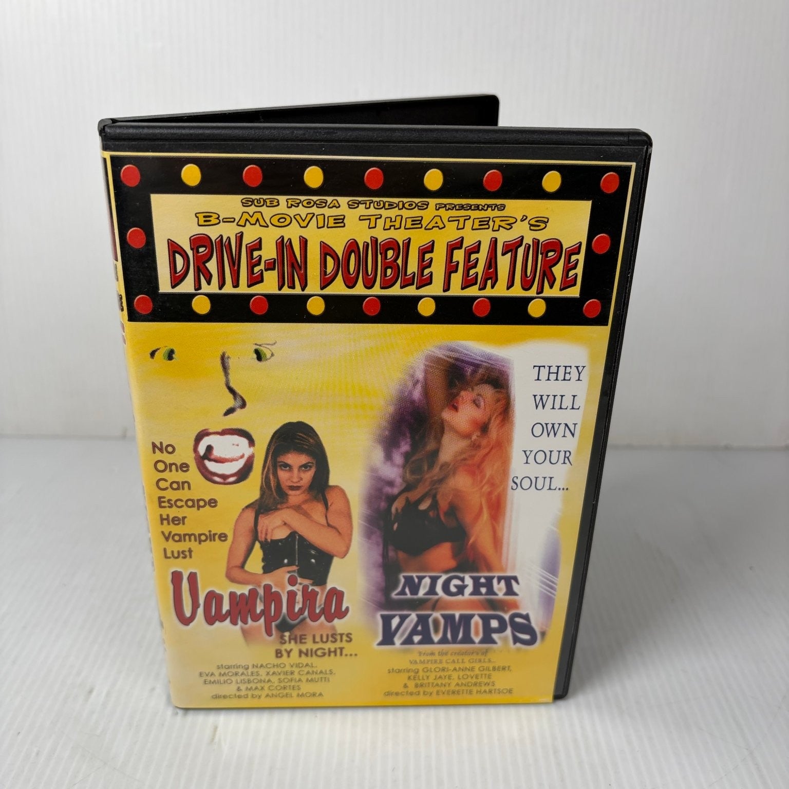 Vampira / Night Vamps DVD 2002 Double Feature Uncut B-Movie Horror