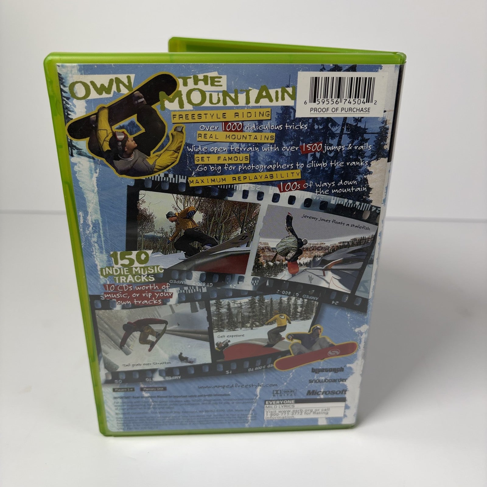 Amped Freestyle Snowboarding Microsoft Original Xbox Video Game CIB Complete
