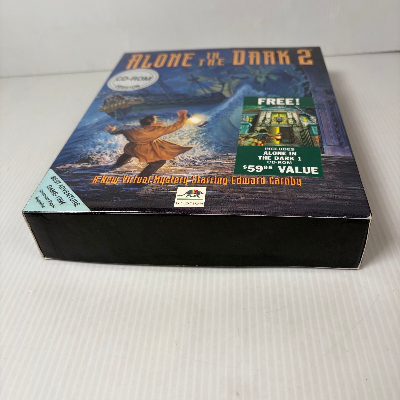 Alone in the Dark 2 Big Box PC CD-ROM w/  Alone in Dark 1 Adventure Game Horror