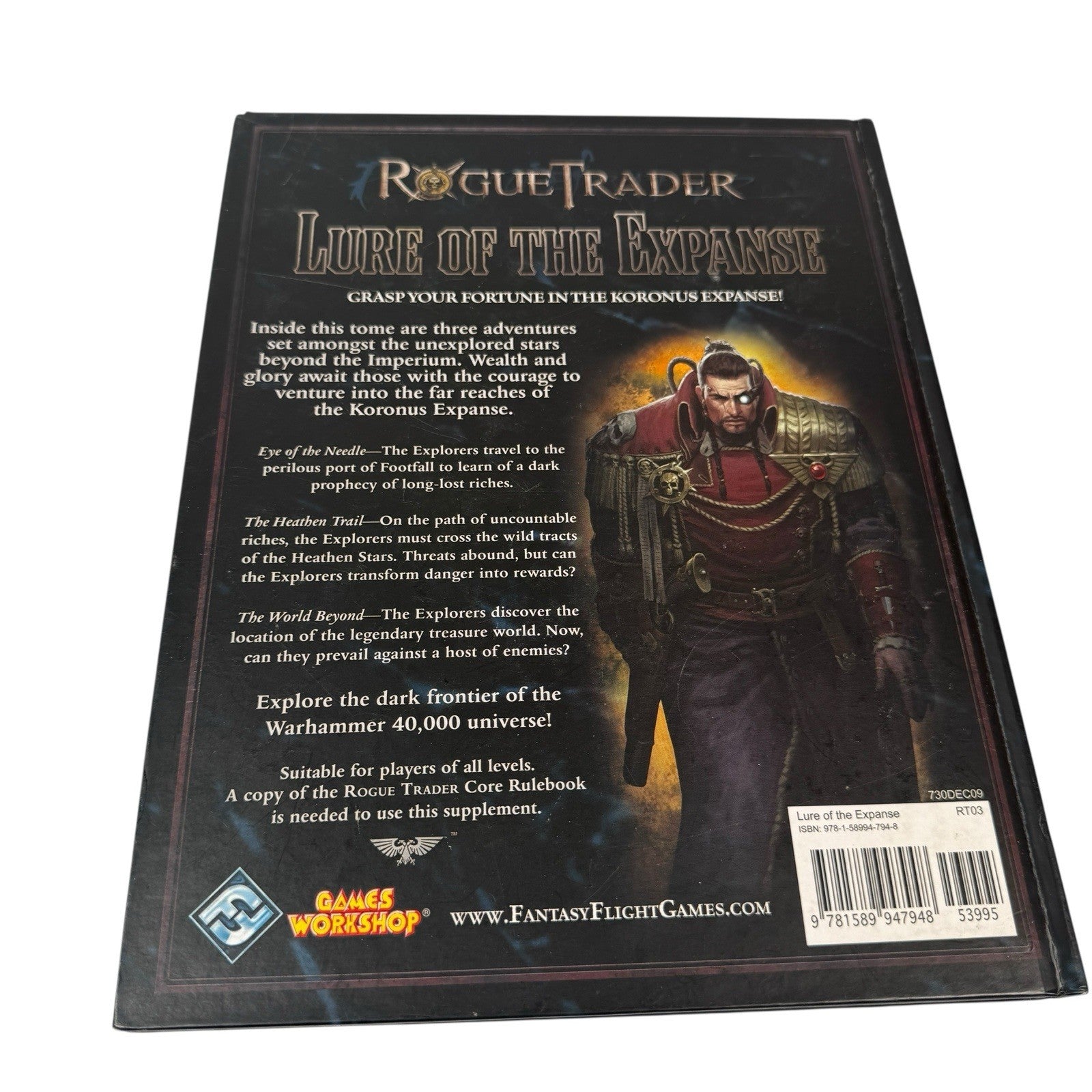 Warhammer 40K Rogue Trader Lure Of The Expanse Roleplaying Adventure Hardcover