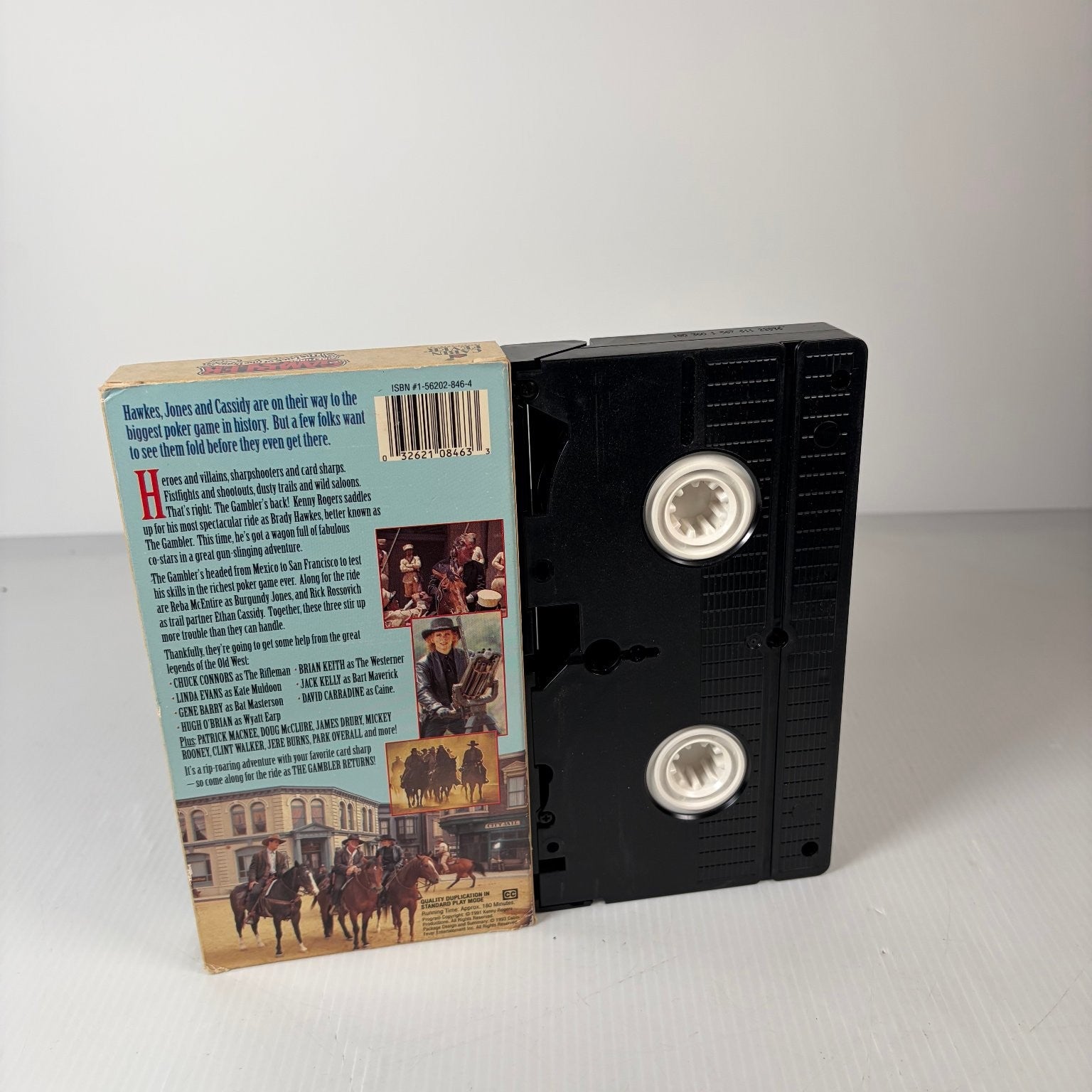 The Gambler Returns: The Luck of the Draw VHS 1991 Western Kenny Rogers Reba