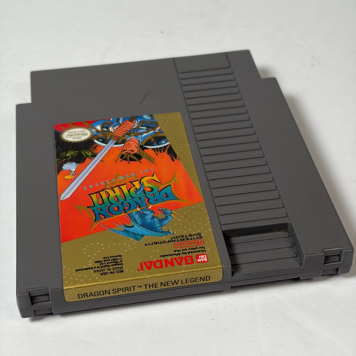 Dragon Spirit The New Legend NES Nintendo Bandai 1989 Vintage Game Cartridge