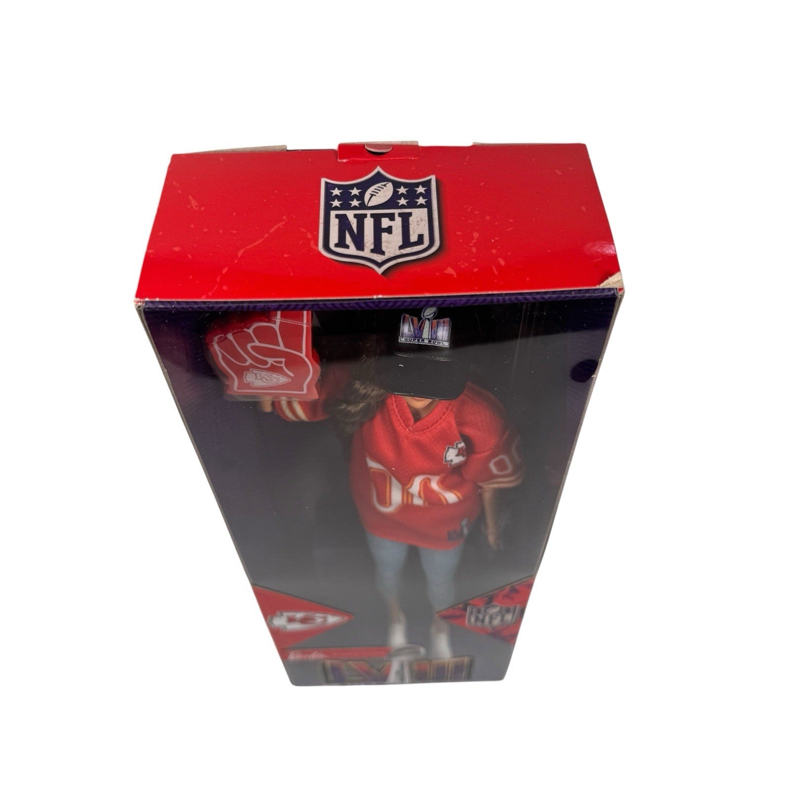 Barbie Signature NFL Kansas City Chiefs Superbowl LVIII Doll 2024 Mattel #HRM76