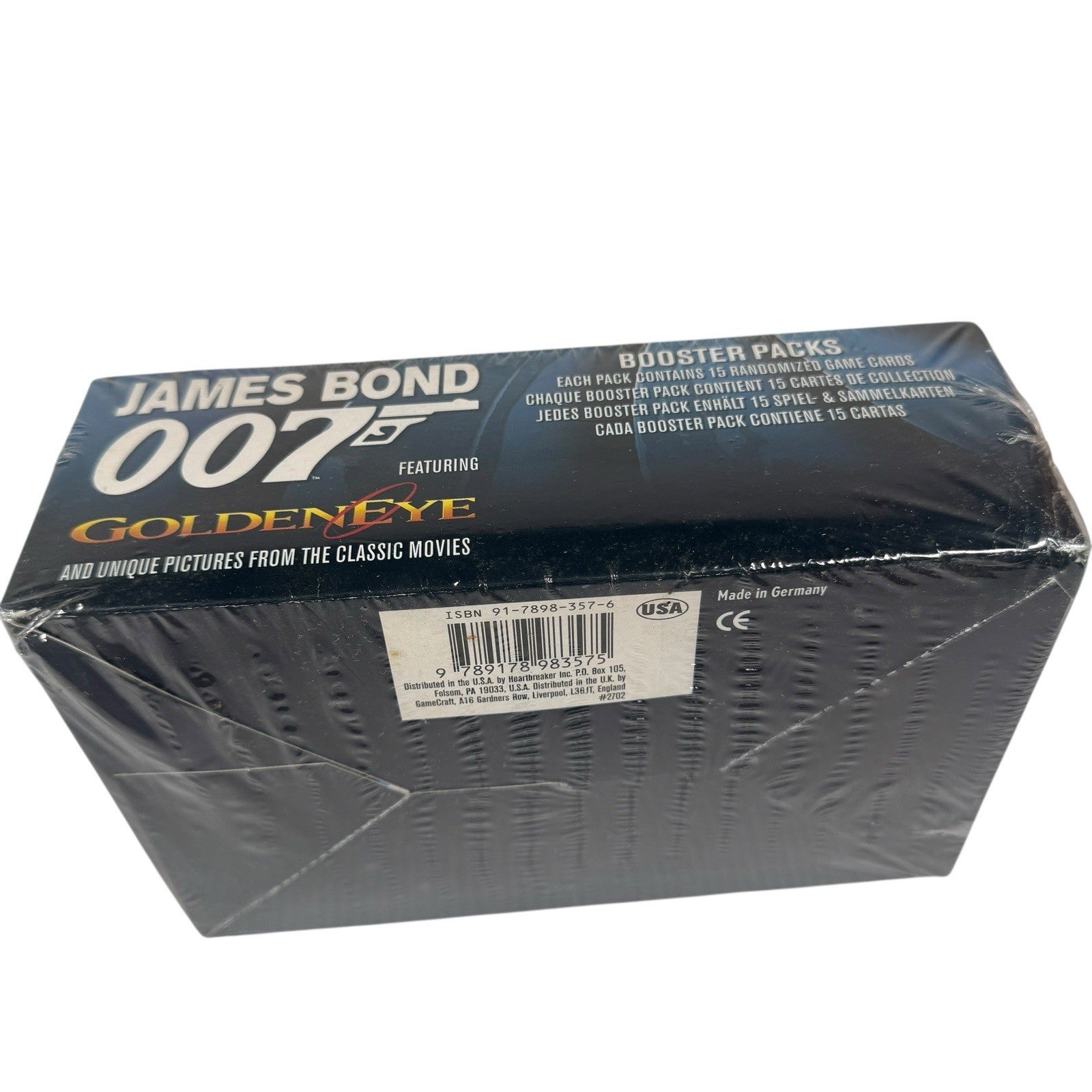 Goldeneye 007 CCG Sealed Hobby Box Of Booster Packs Heartbreaker Games OOP RARE