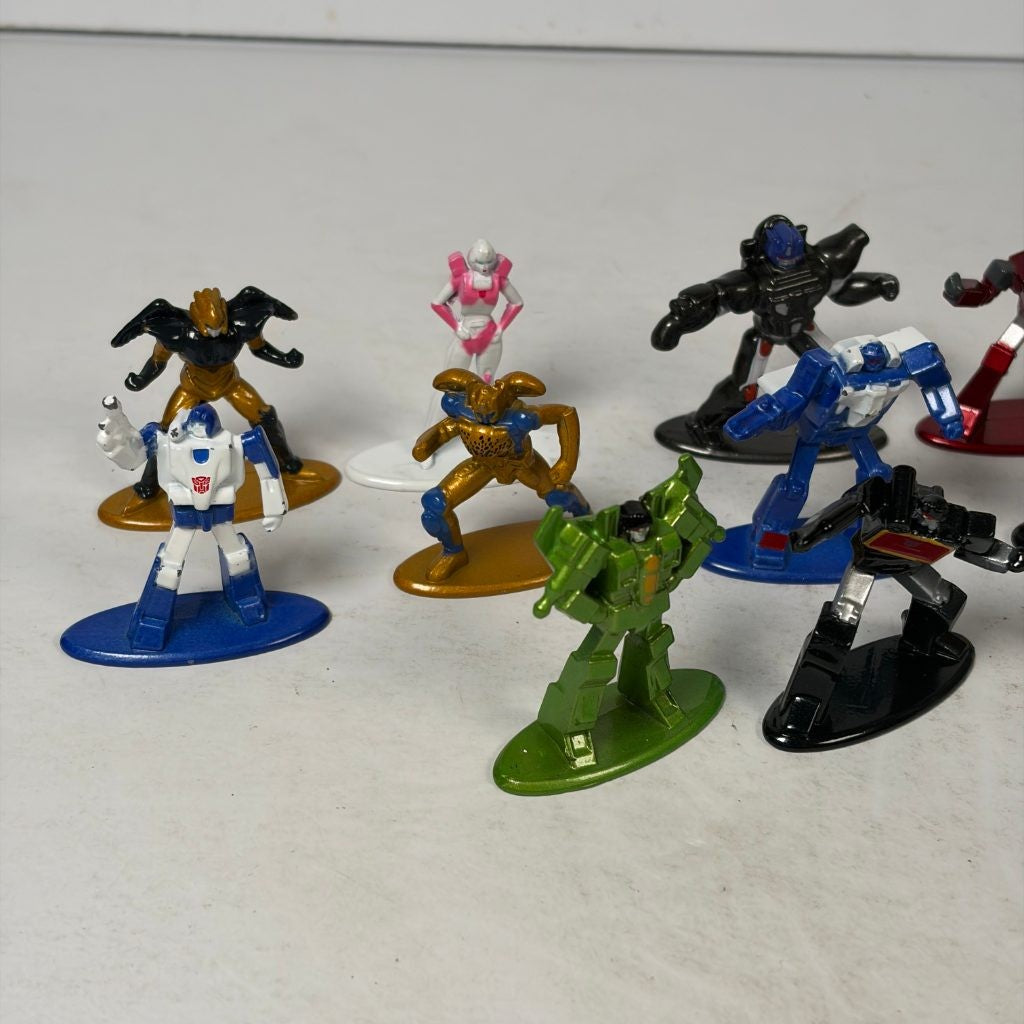 Transformers Nano Metalfigs Diecast Mini Figure Lot of 12 Jada Toys G1 Autobot