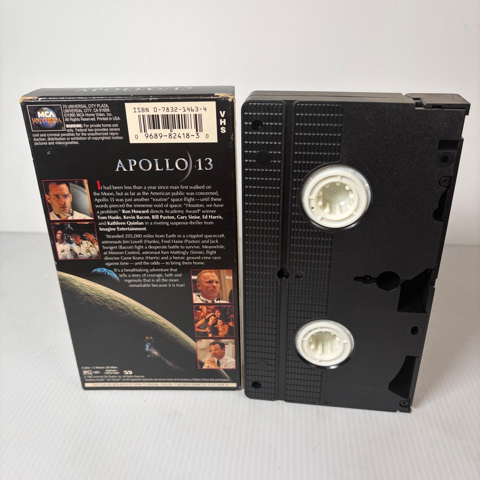 Apollo 13 VHS 1995 Drama Sci-Fi Ron Howard Tom Hanks MCA Universal
