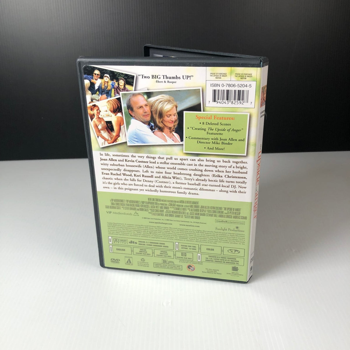 The Upside of Anger DVD 2005 Joan Allen Kevin Costner Comedy Drama