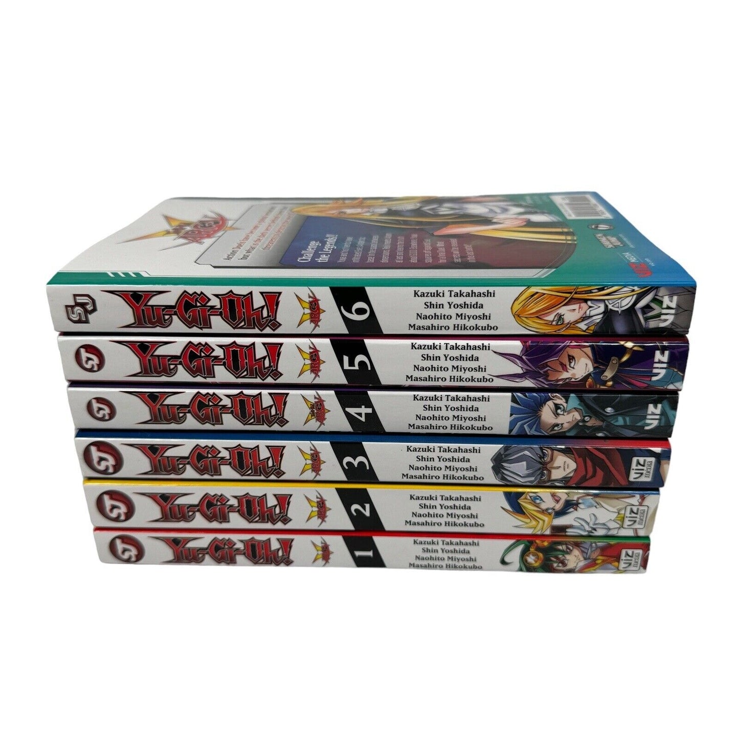 Lot of 6 Yu-Gi-Oh ARC V Manga Vol. 1-6 by Kazuki Takahashi Viz Media